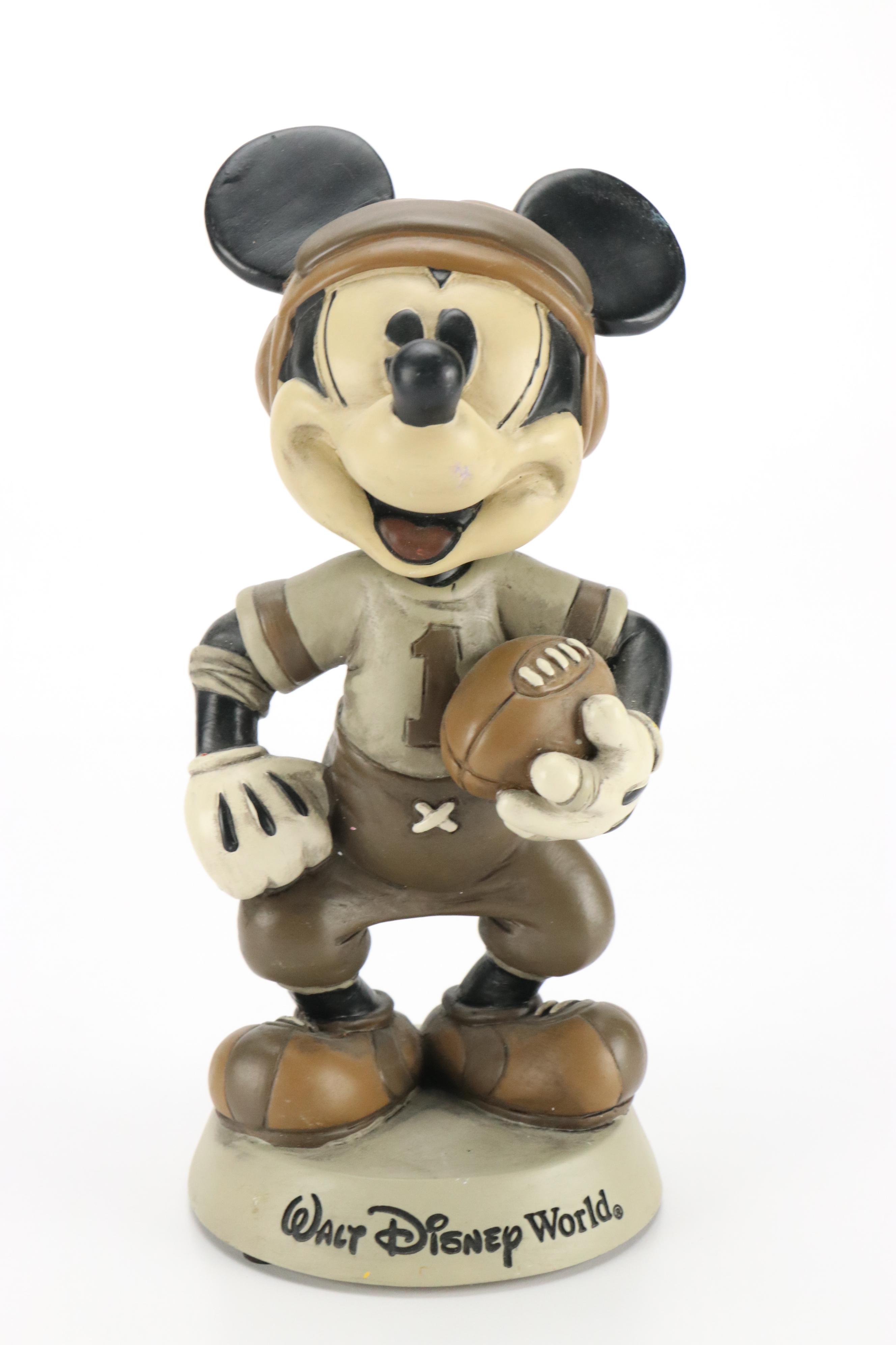"Delicious Disney Sweet Treats" with Mickey Mouse Football Player Bobblehead