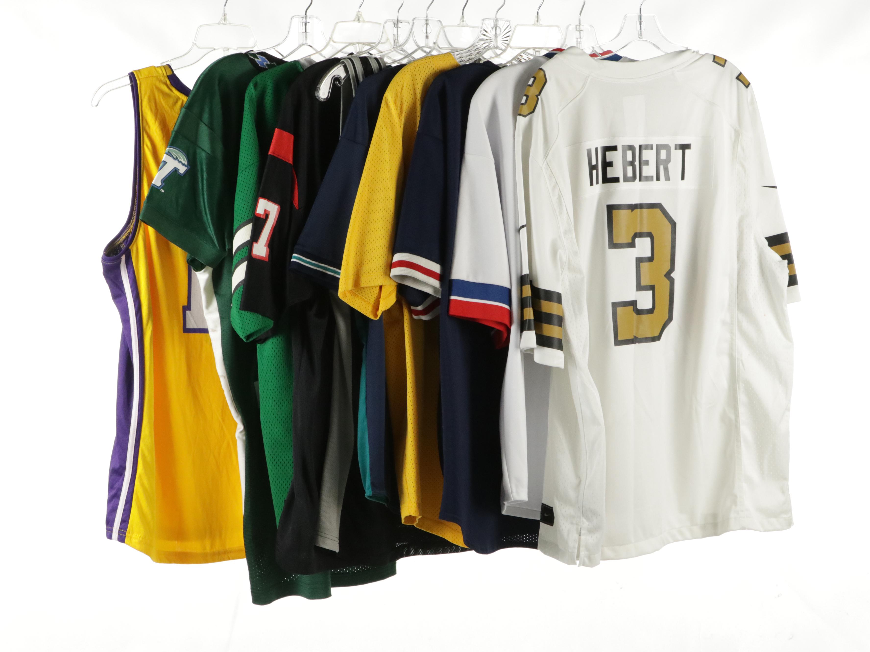 Los Angeles Lakers, Louisville Cardinals, and Other Sports Jerseys