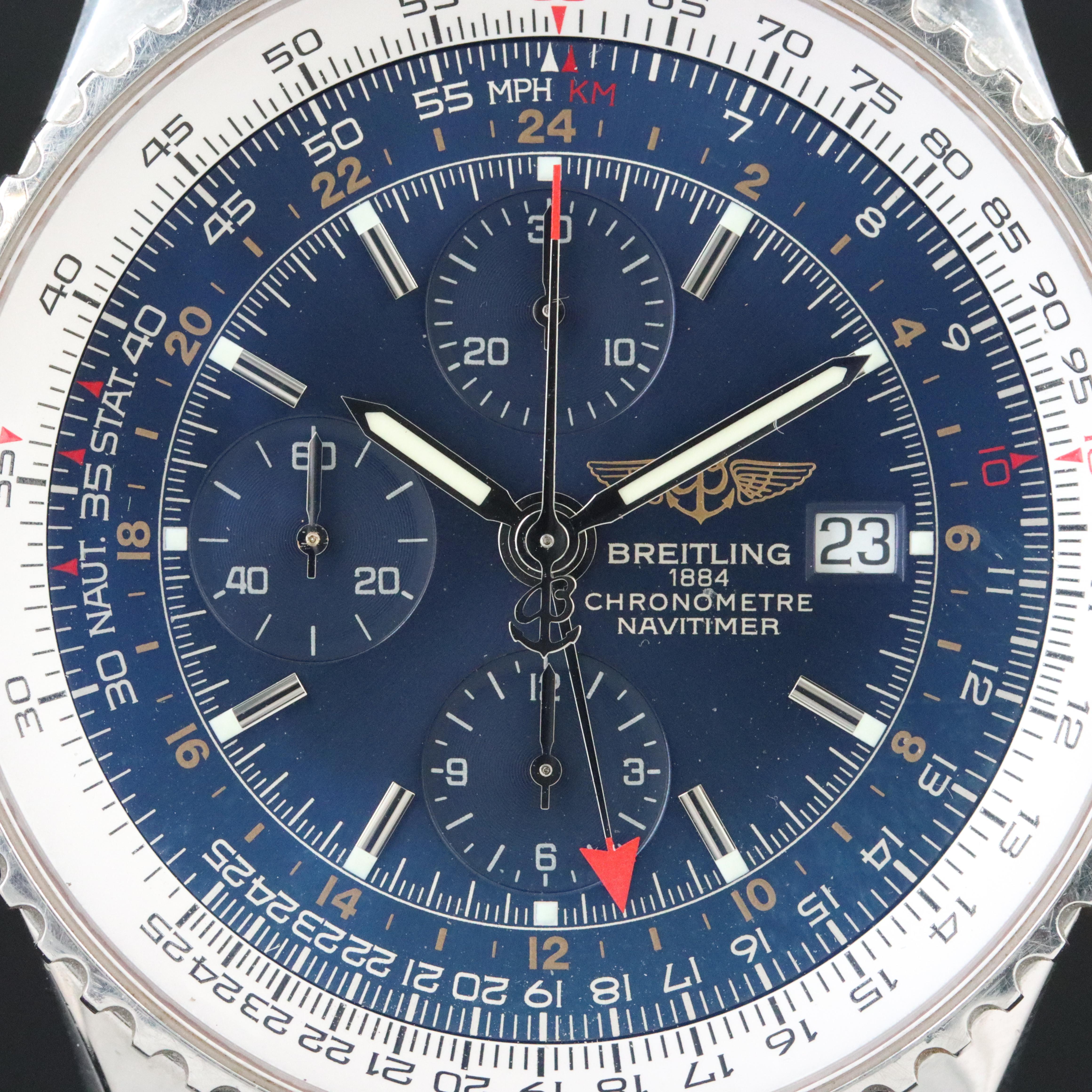 Breitling Navitimer World GMT Chronograph Watch