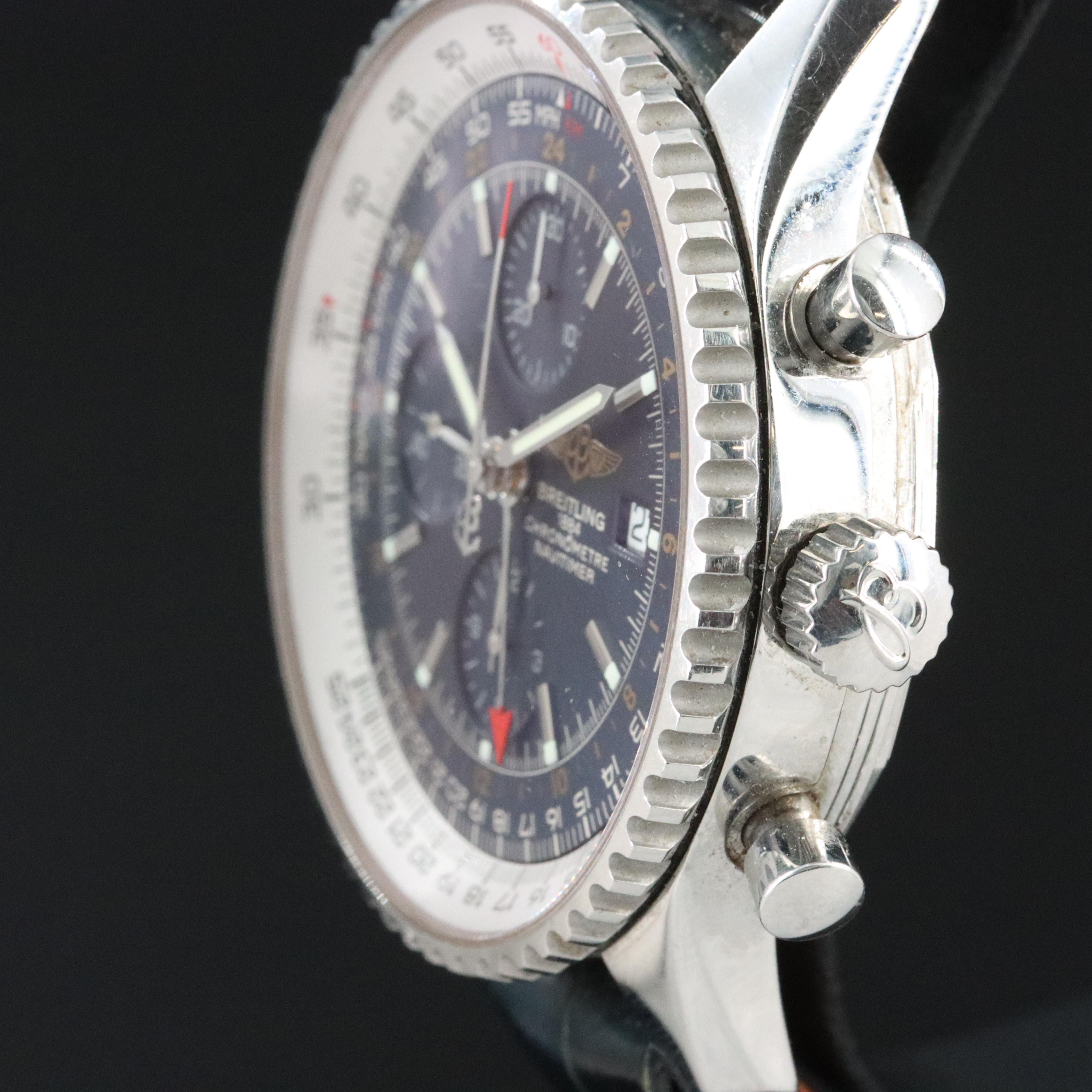Breitling Navitimer World GMT Chronograph Watch