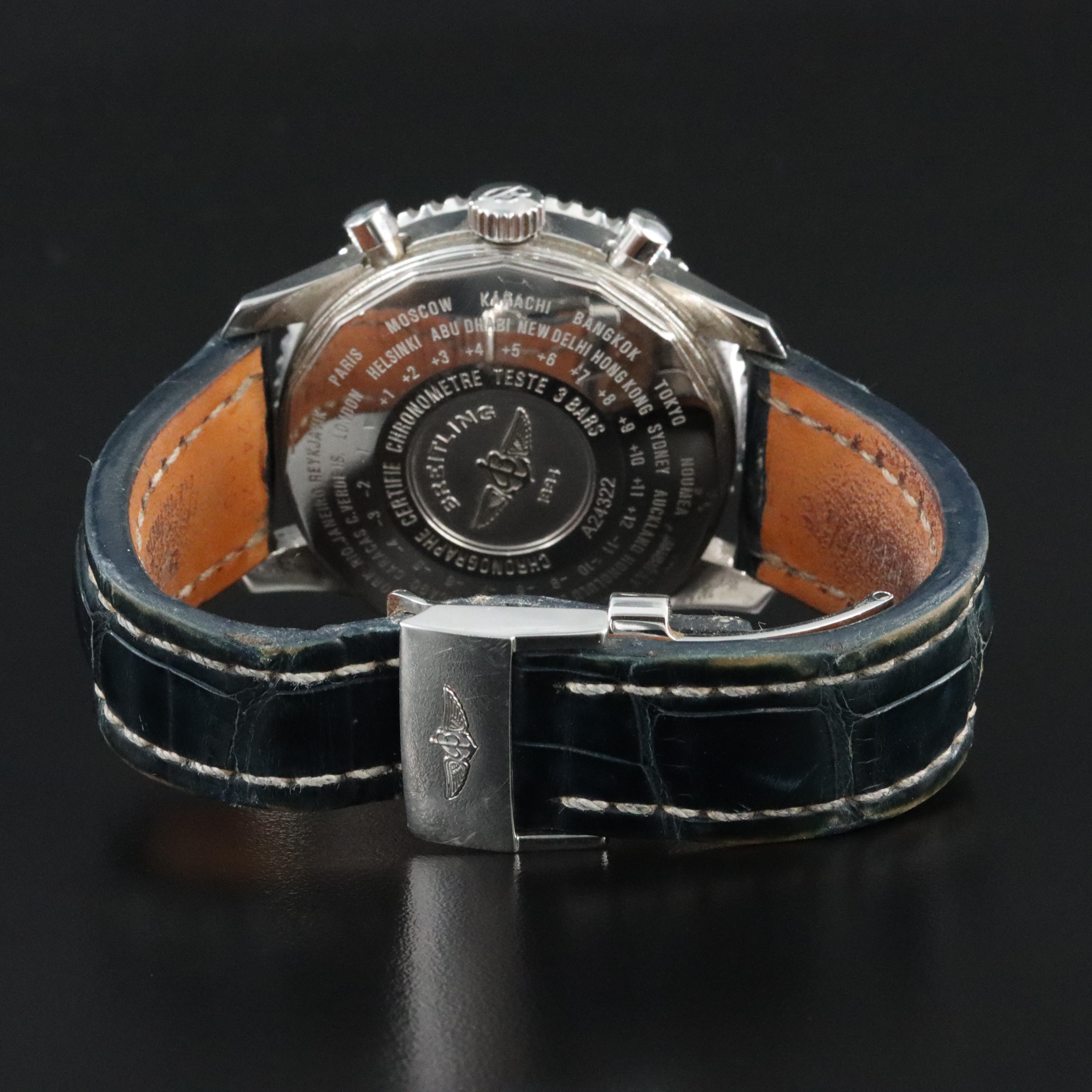 Breitling Navitimer World GMT Chronograph Watch