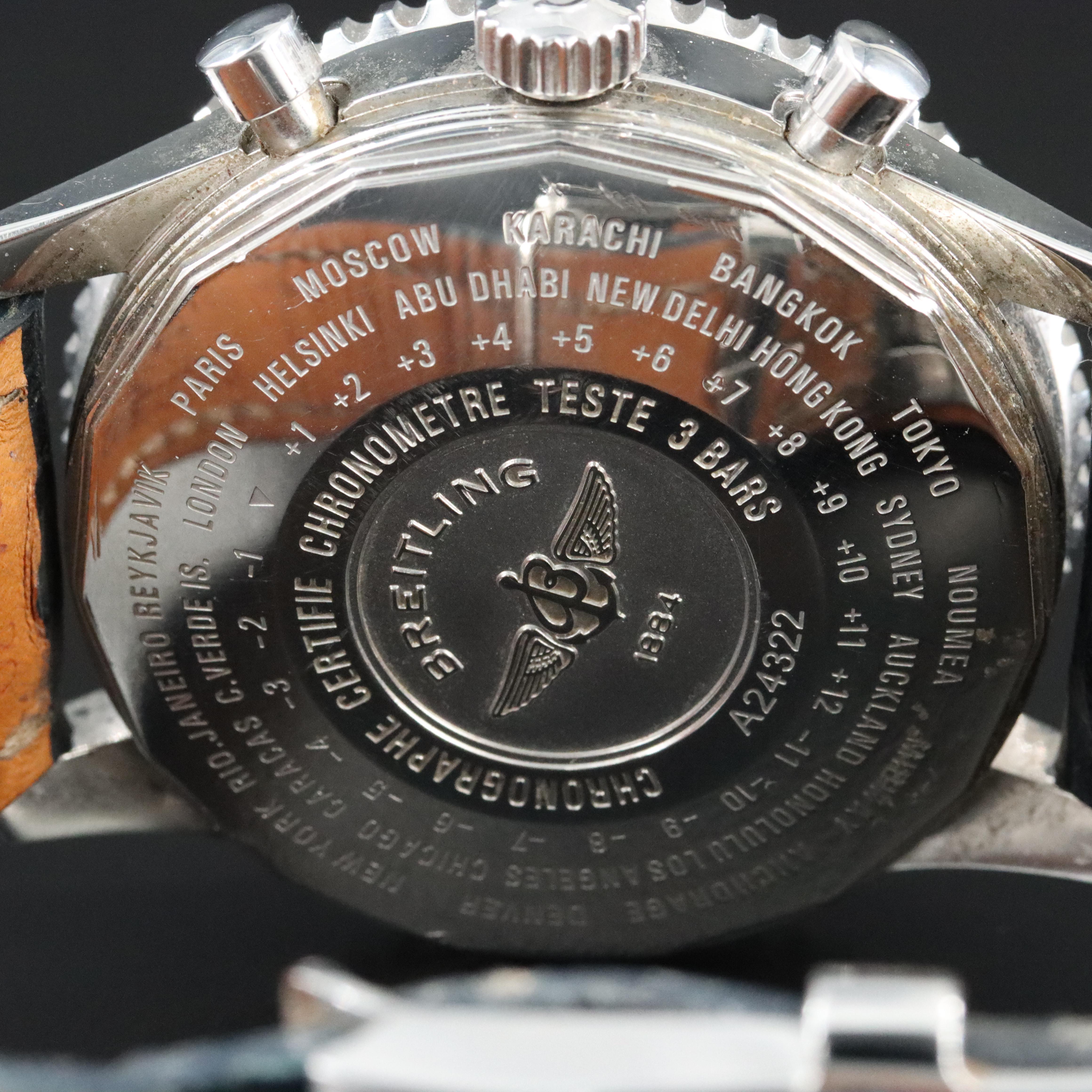 Breitling Navitimer World GMT Chronograph Watch