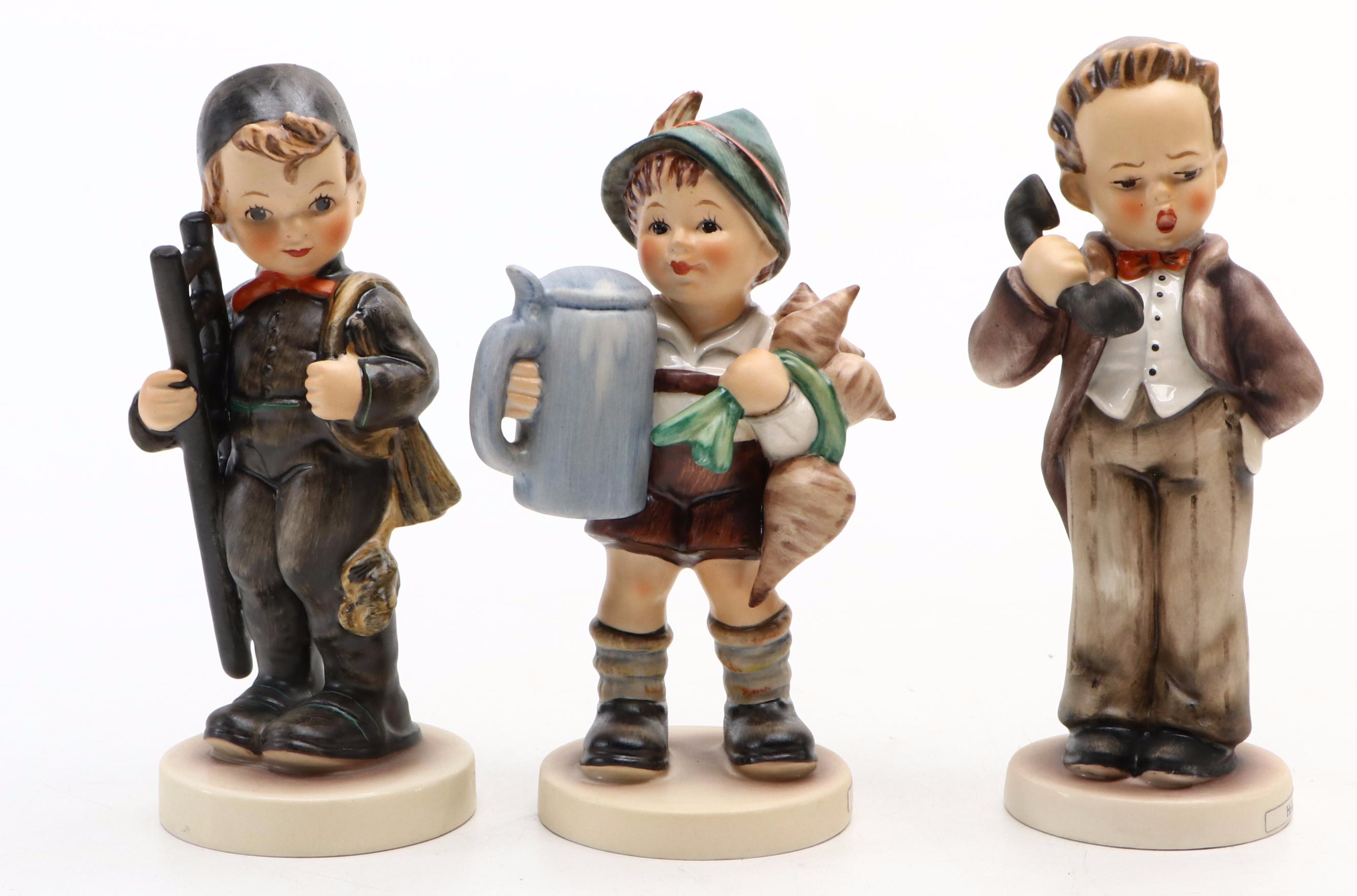 Goebel "Signs of Spring" and "Which Hand?" with More Porcelain Hummel Figurines