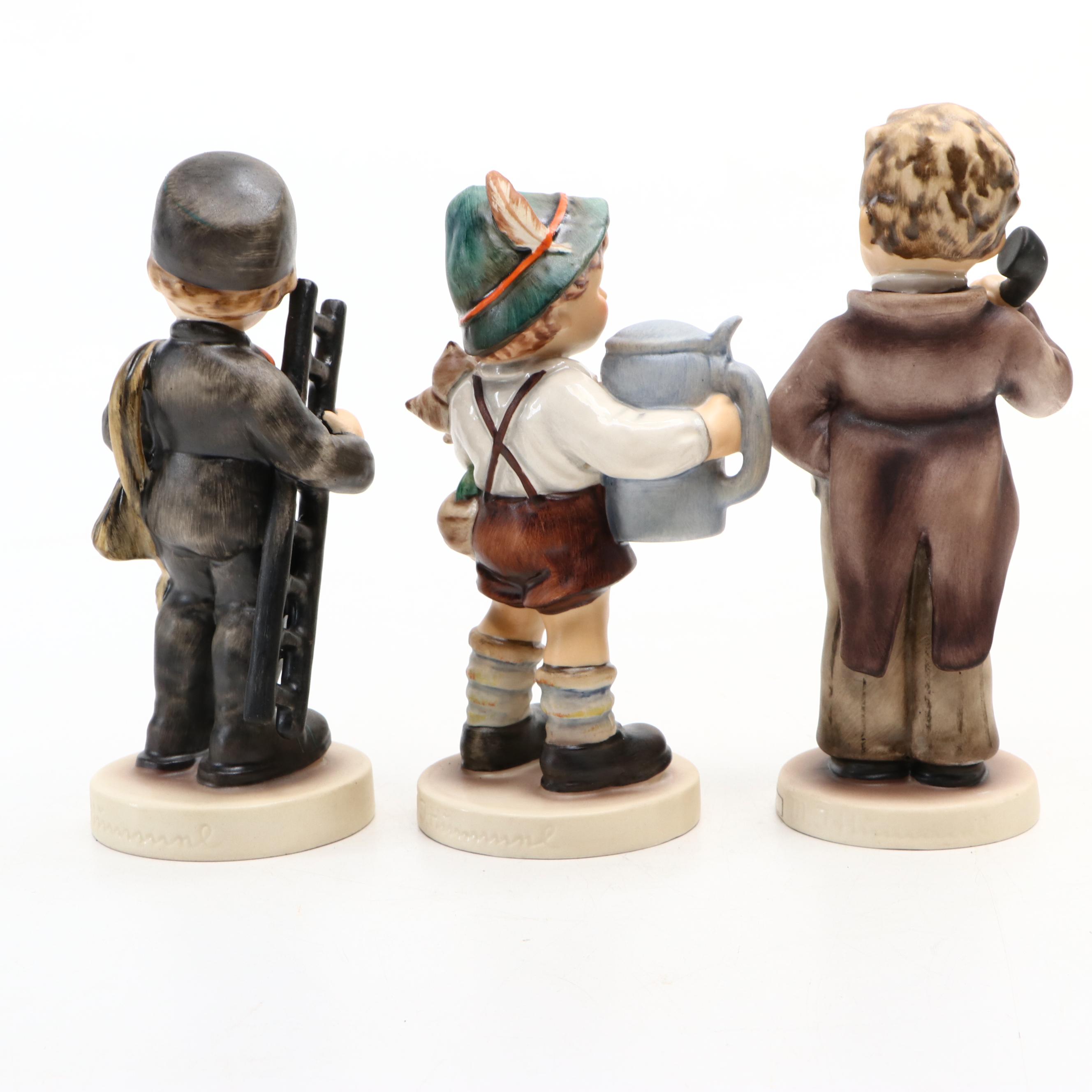 Goebel "Signs of Spring" and "Which Hand?" with More Porcelain Hummel Figurines