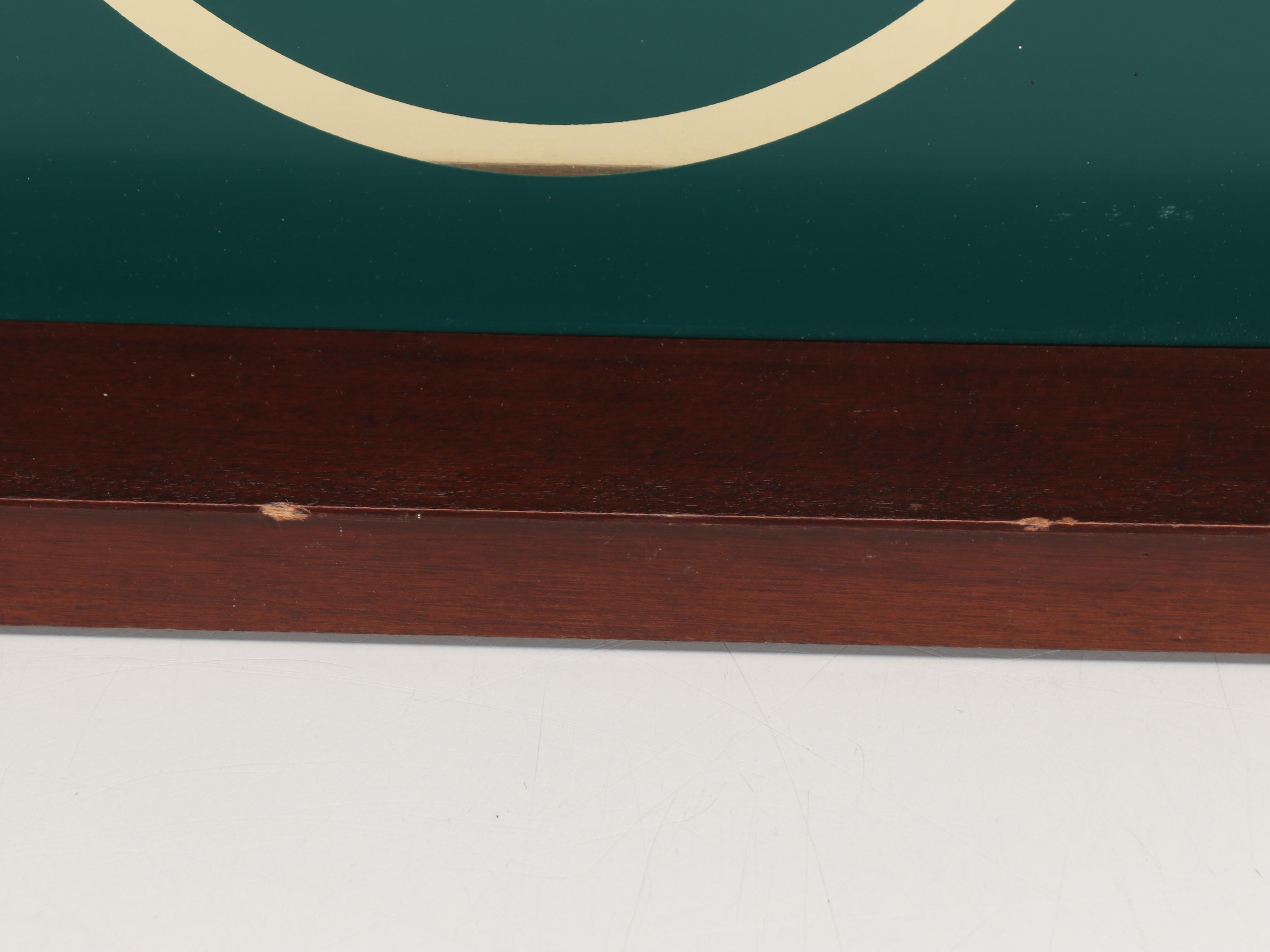 Bobby Jones Double-Sided Portrait, Spalding Autograph Hickory Stick Golf Clubs