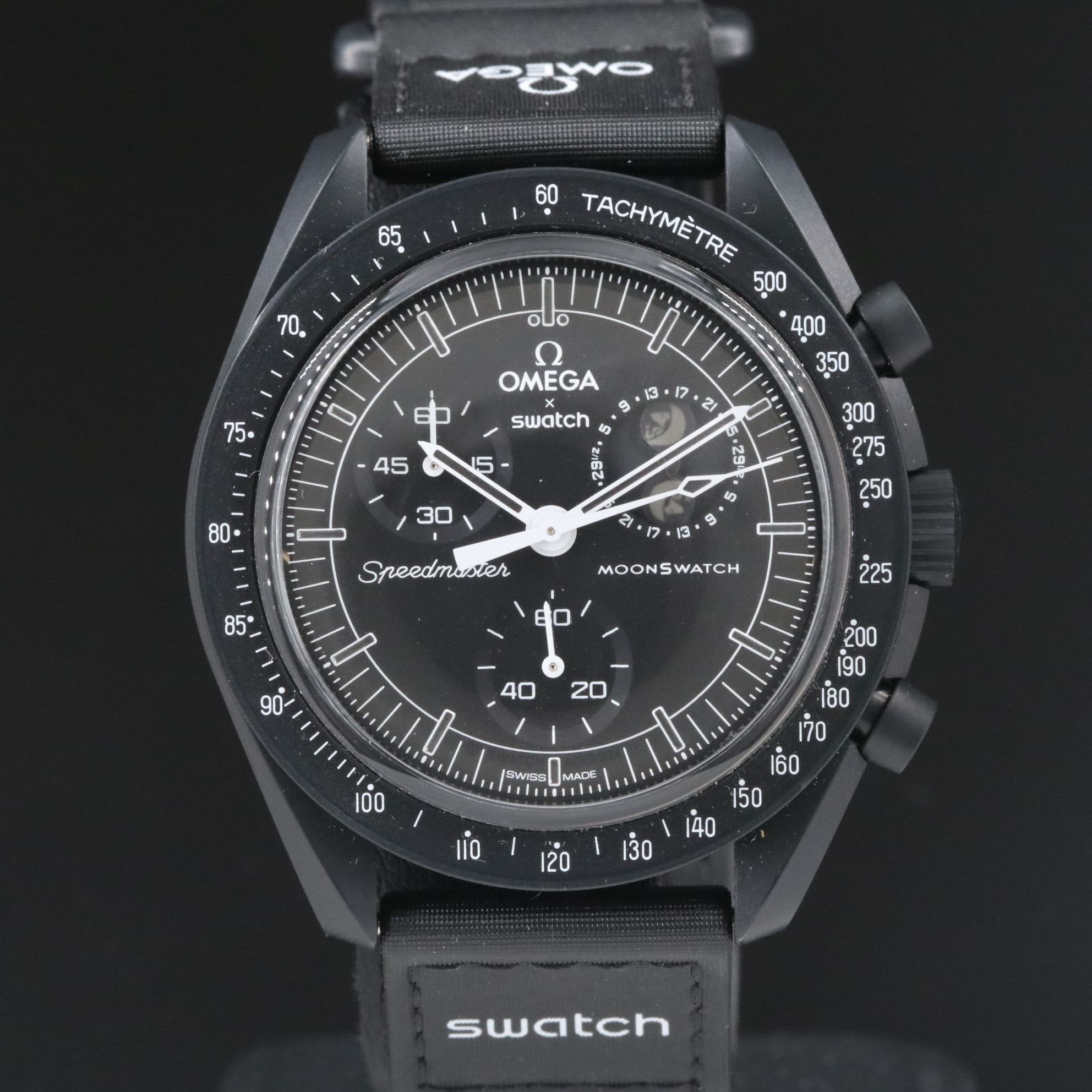 OMEGA X Swatch Moonswatch Mission to the Moonphase - New Moon Watch