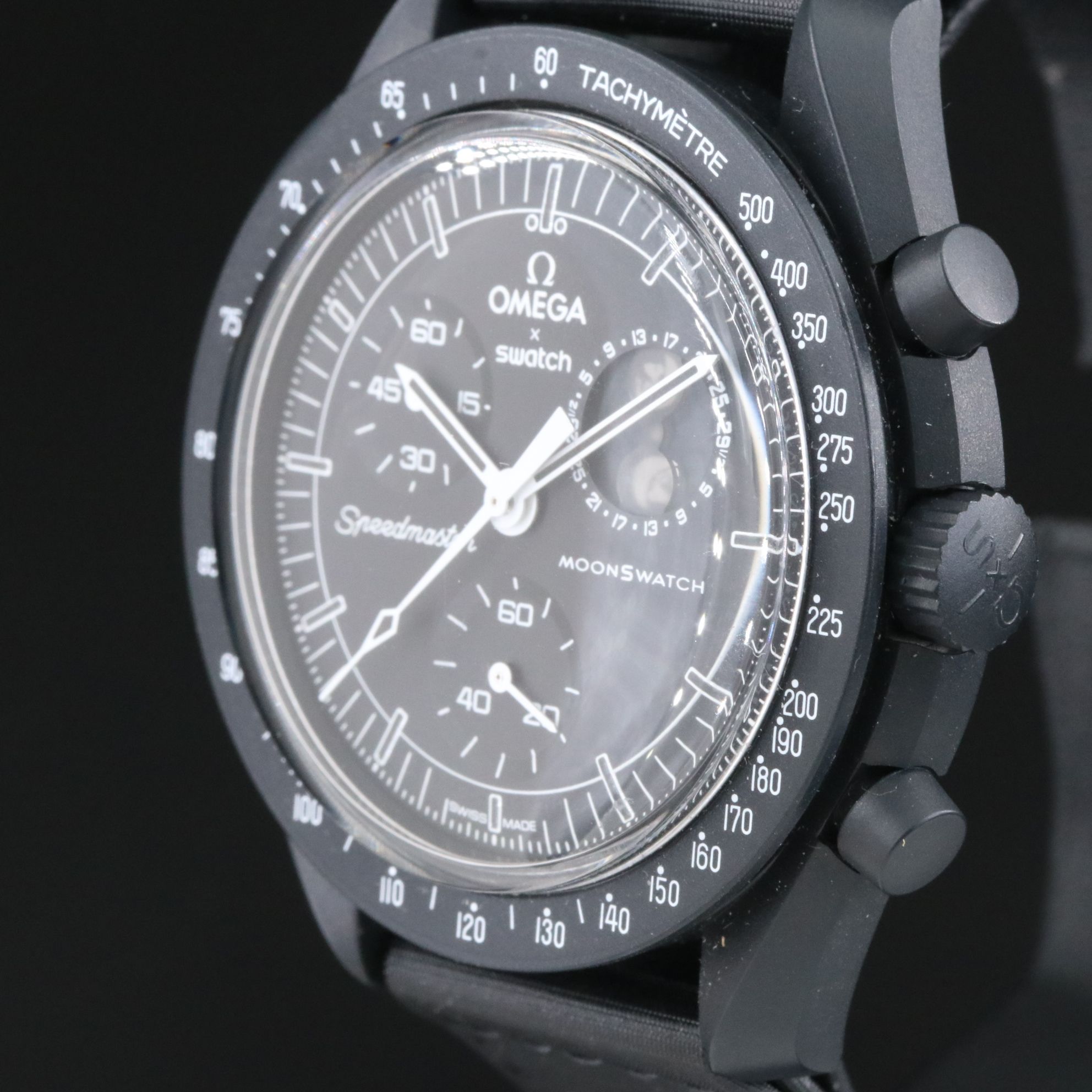 OMEGA X Swatch Moonswatch Mission to the Moonphase - New Moon Watch