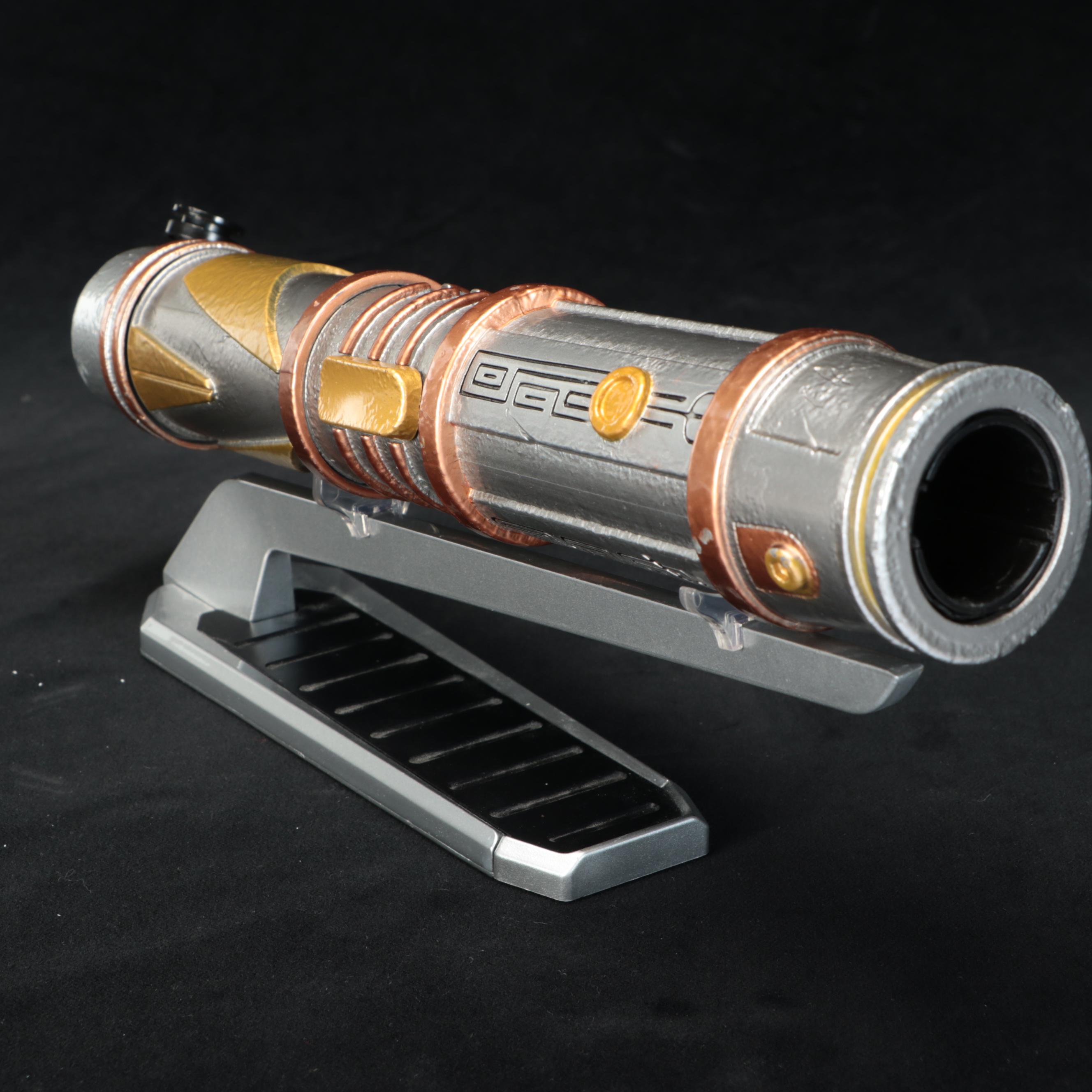 Walt Disney World "Galaxy's Edge" Custom Blue Lightsaber with Accessories