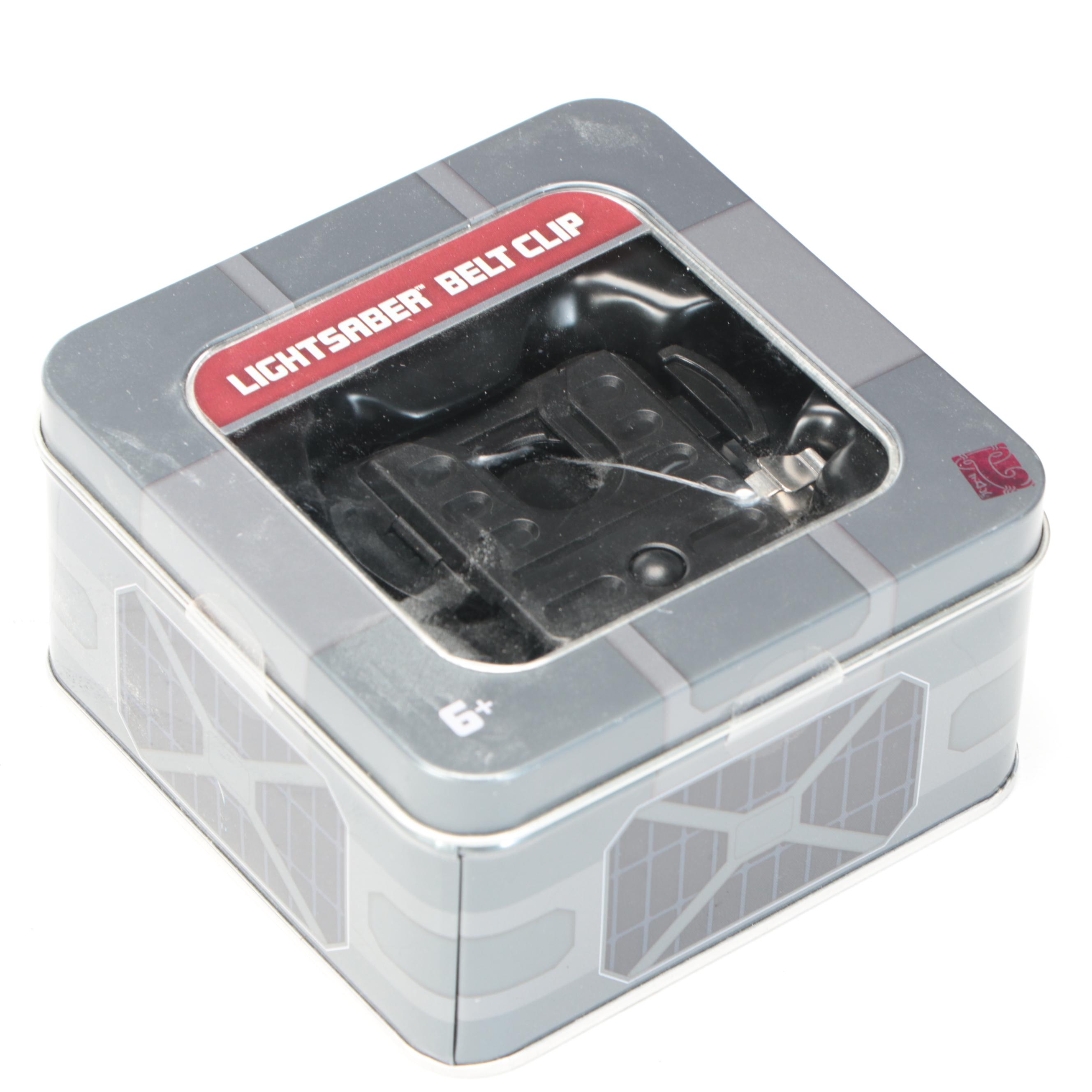 Walt Disney World "Galaxy's Edge" Custom Blue Lightsaber with Accessories