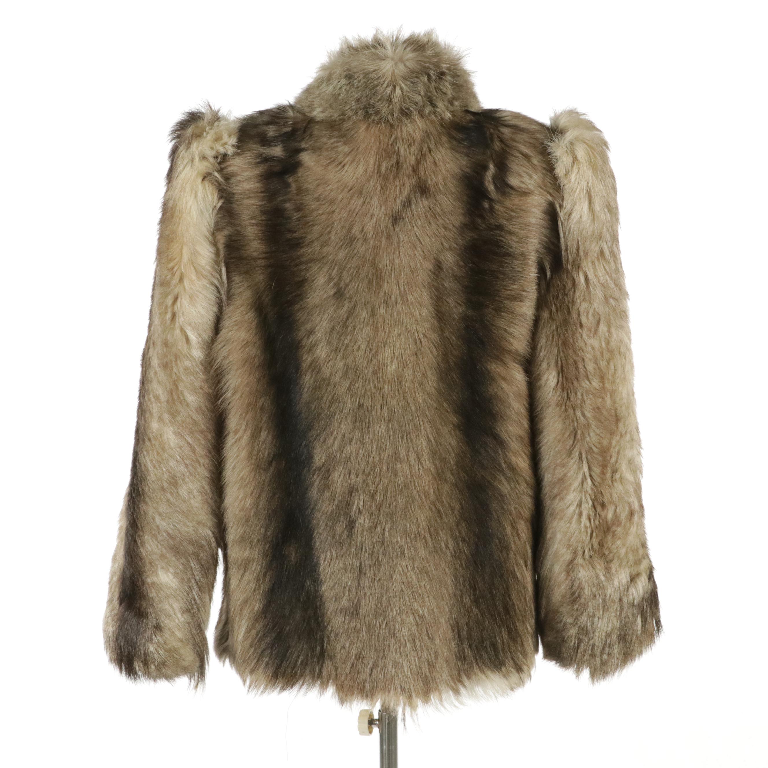 Dyed Goat Fur Jacket from Berman's
