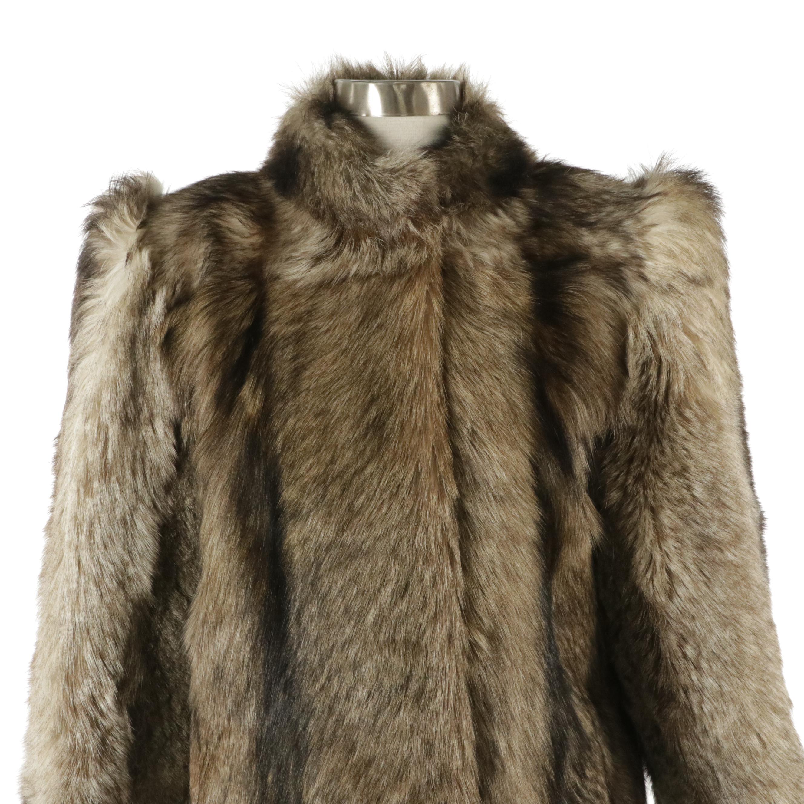 Dyed Goat Fur Jacket from Berman's