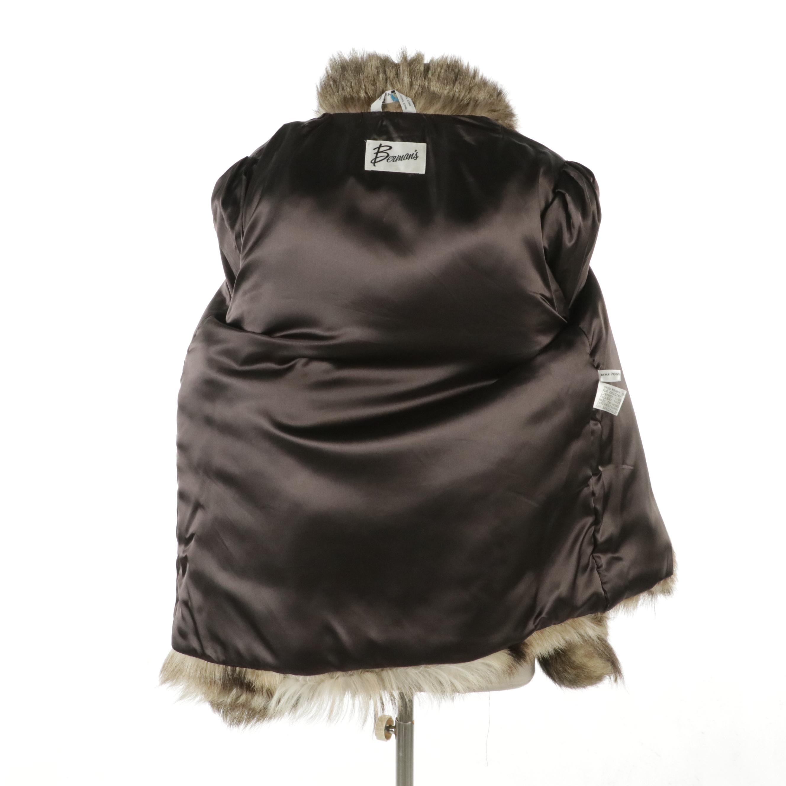 Dyed Goat Fur Jacket from Berman's