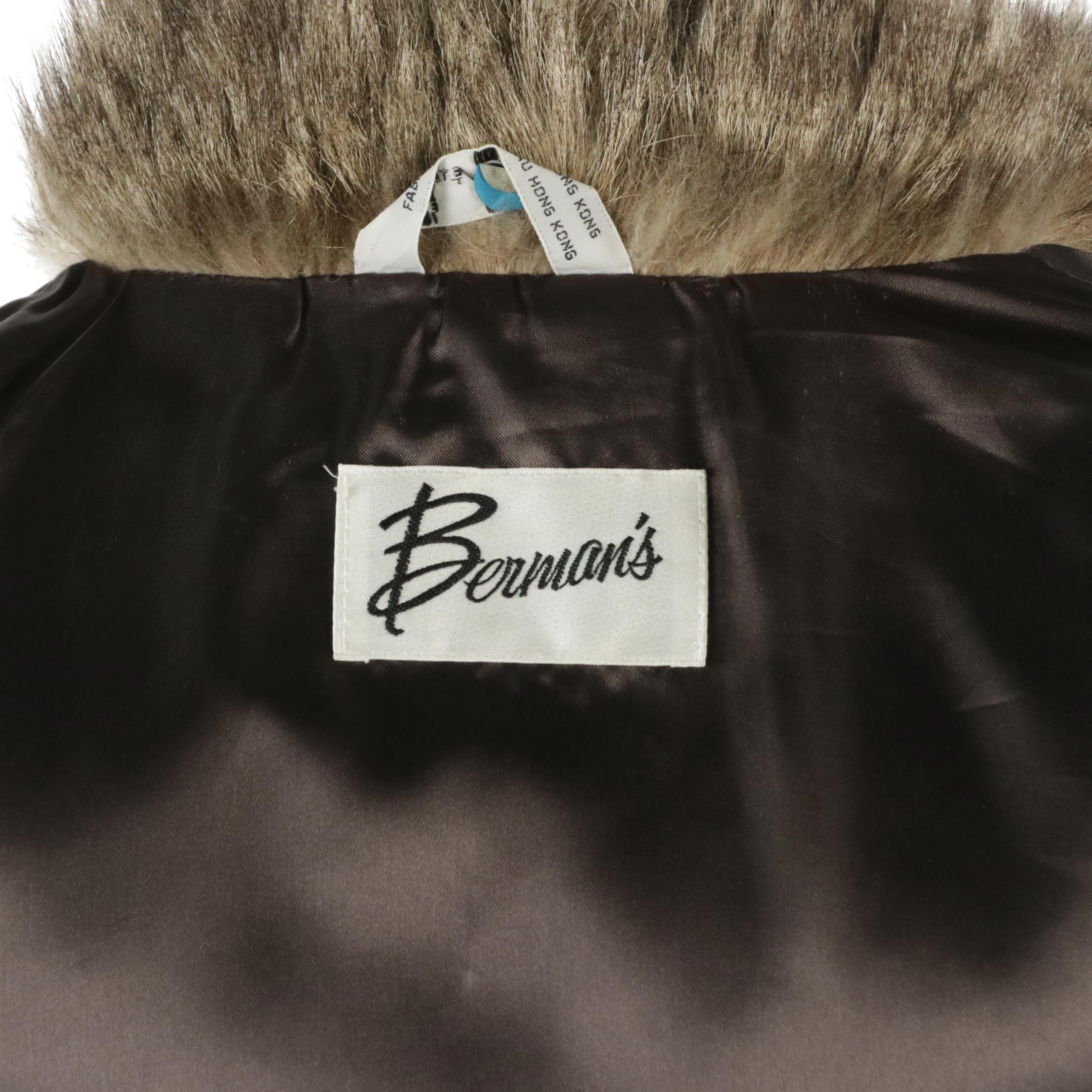 Dyed Goat Fur Jacket from Berman's