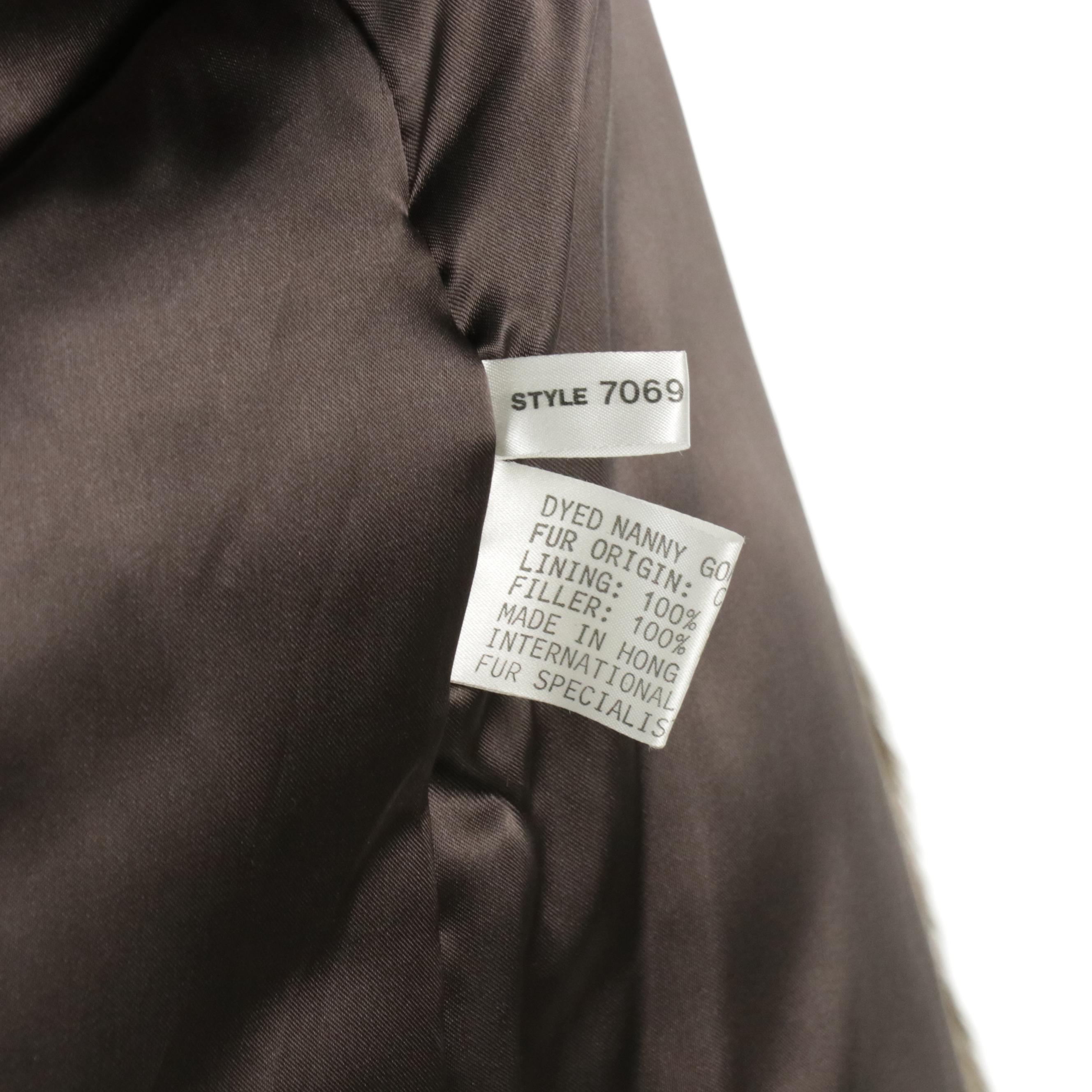 Dyed Goat Fur Jacket from Berman's