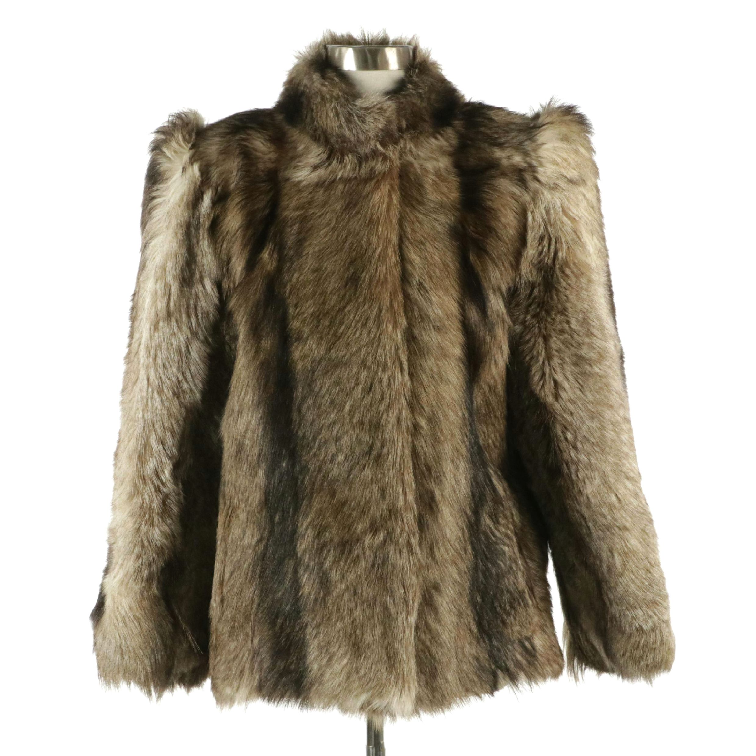 Dyed Goat Fur Jacket from Berman's