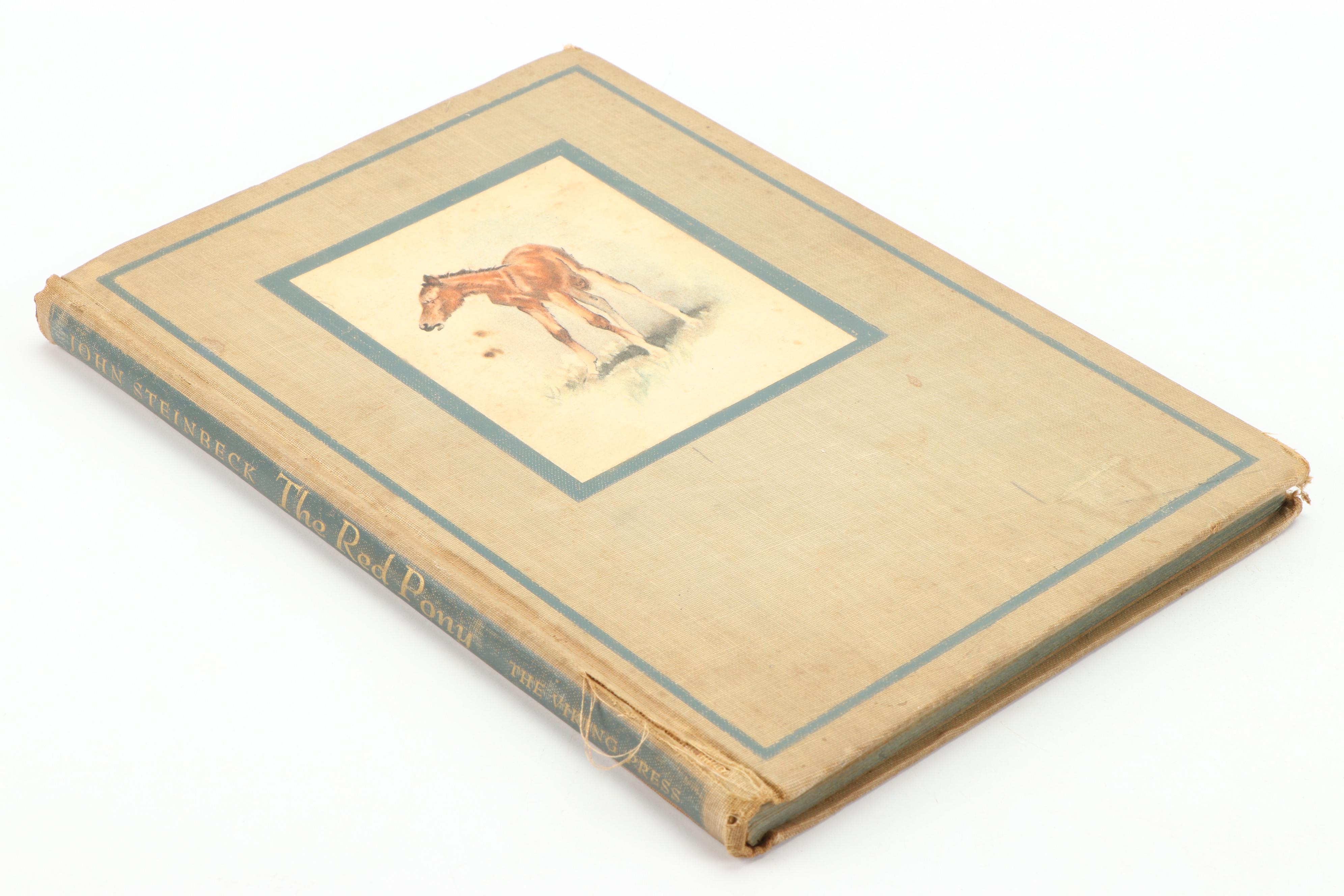 First Illustrated Edition "The Red Pony" by John Steinbeck, 1945