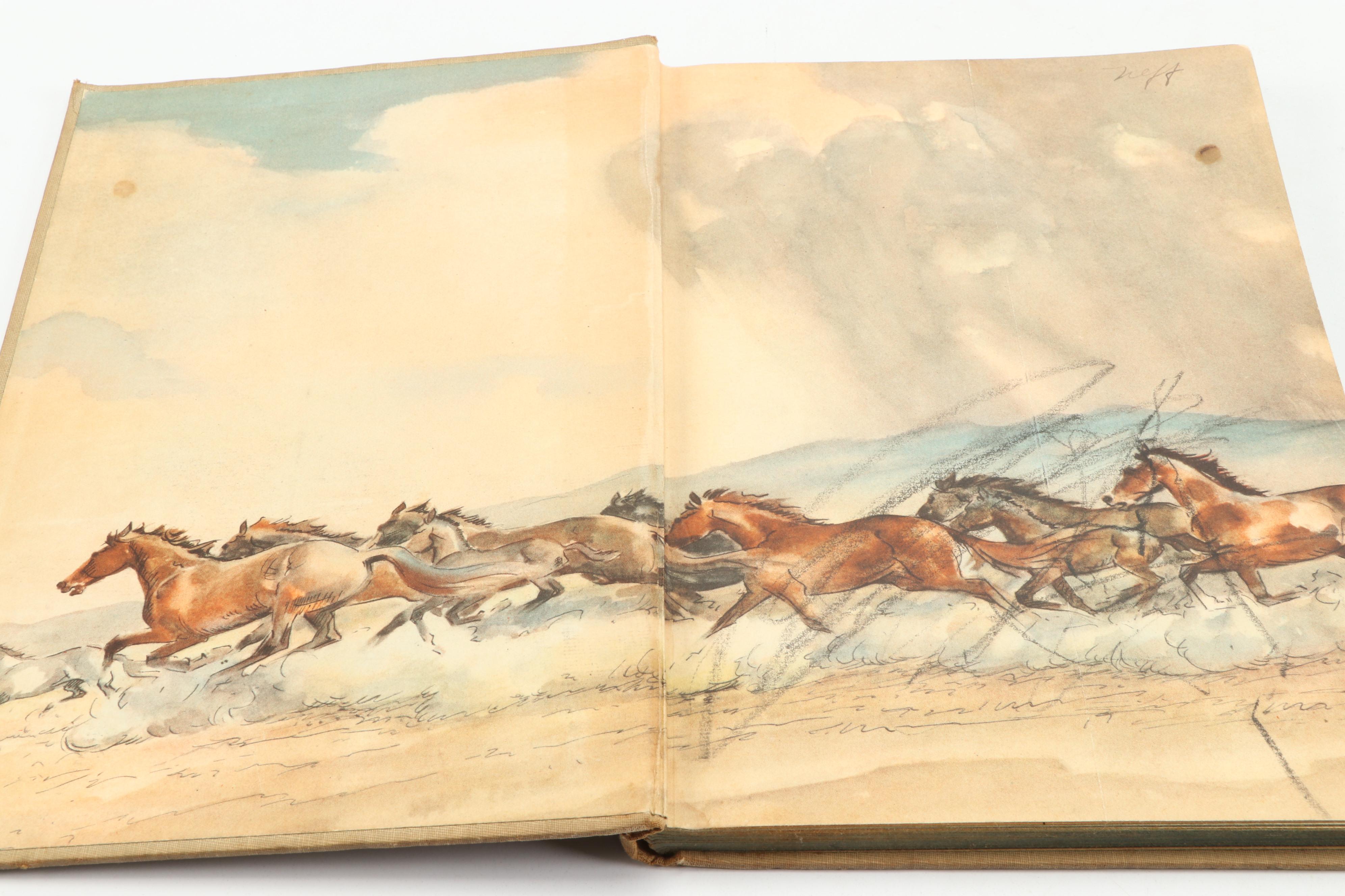 First Illustrated Edition "The Red Pony" by John Steinbeck, 1945