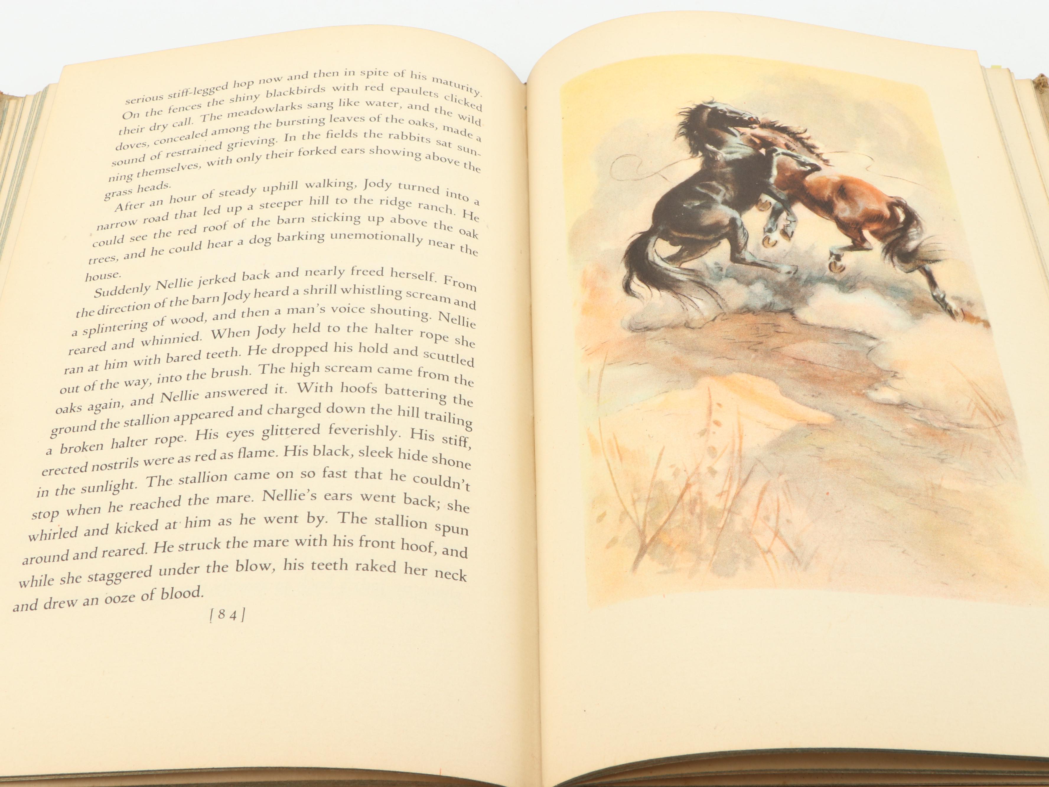 First Illustrated Edition "The Red Pony" by John Steinbeck, 1945