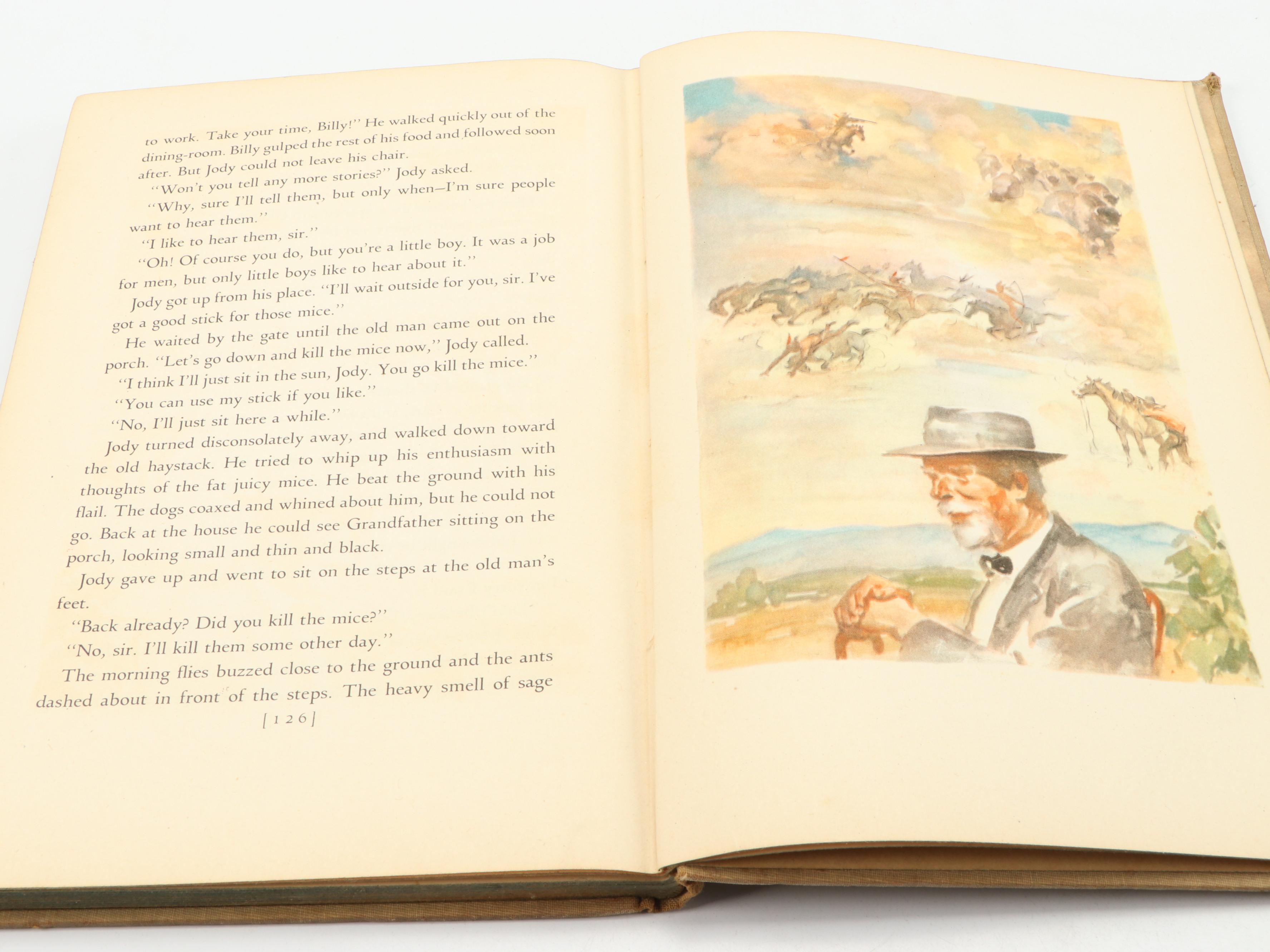 First Illustrated Edition "The Red Pony" by John Steinbeck, 1945