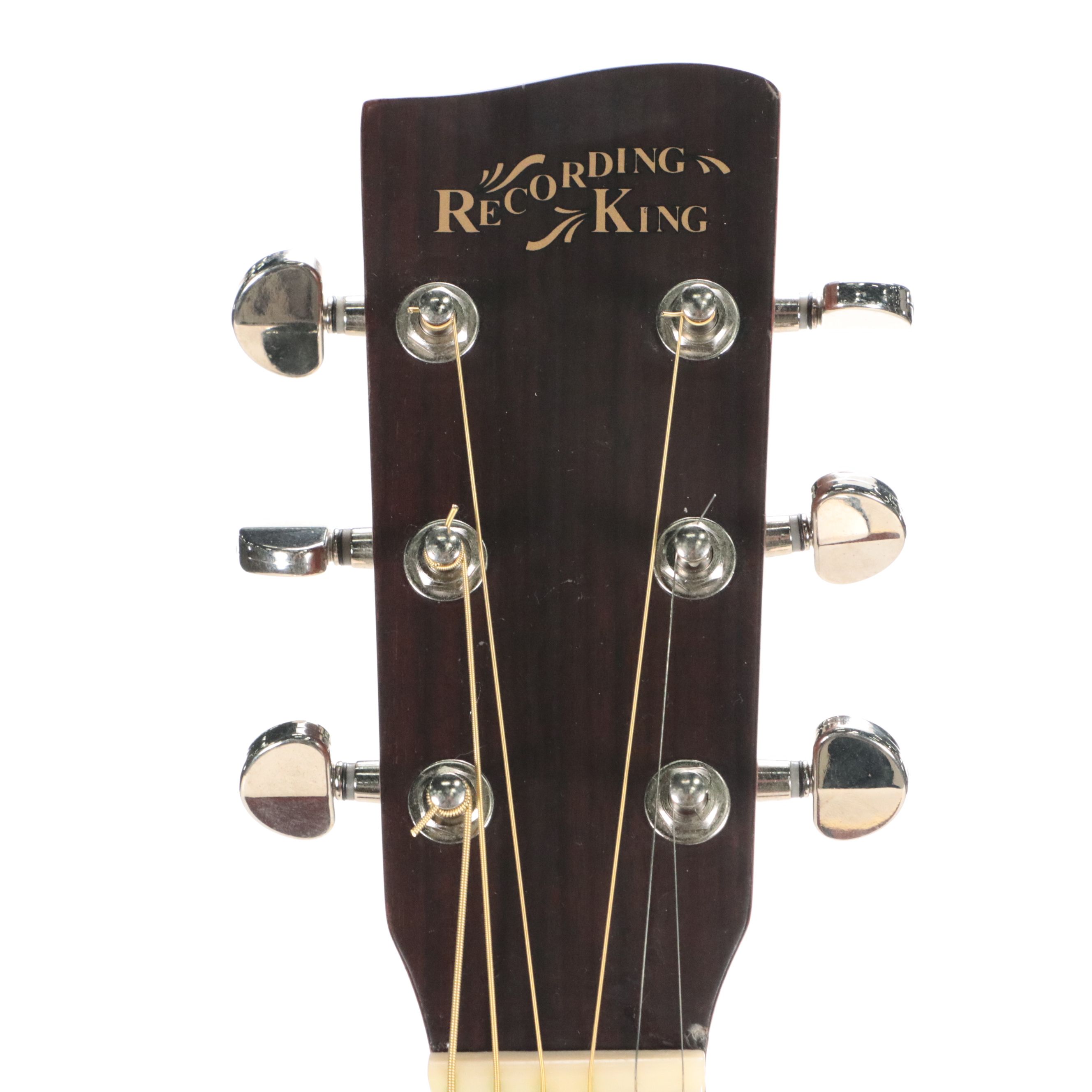 Recording King Spruce Top and Mahogany Acoustic Guitar