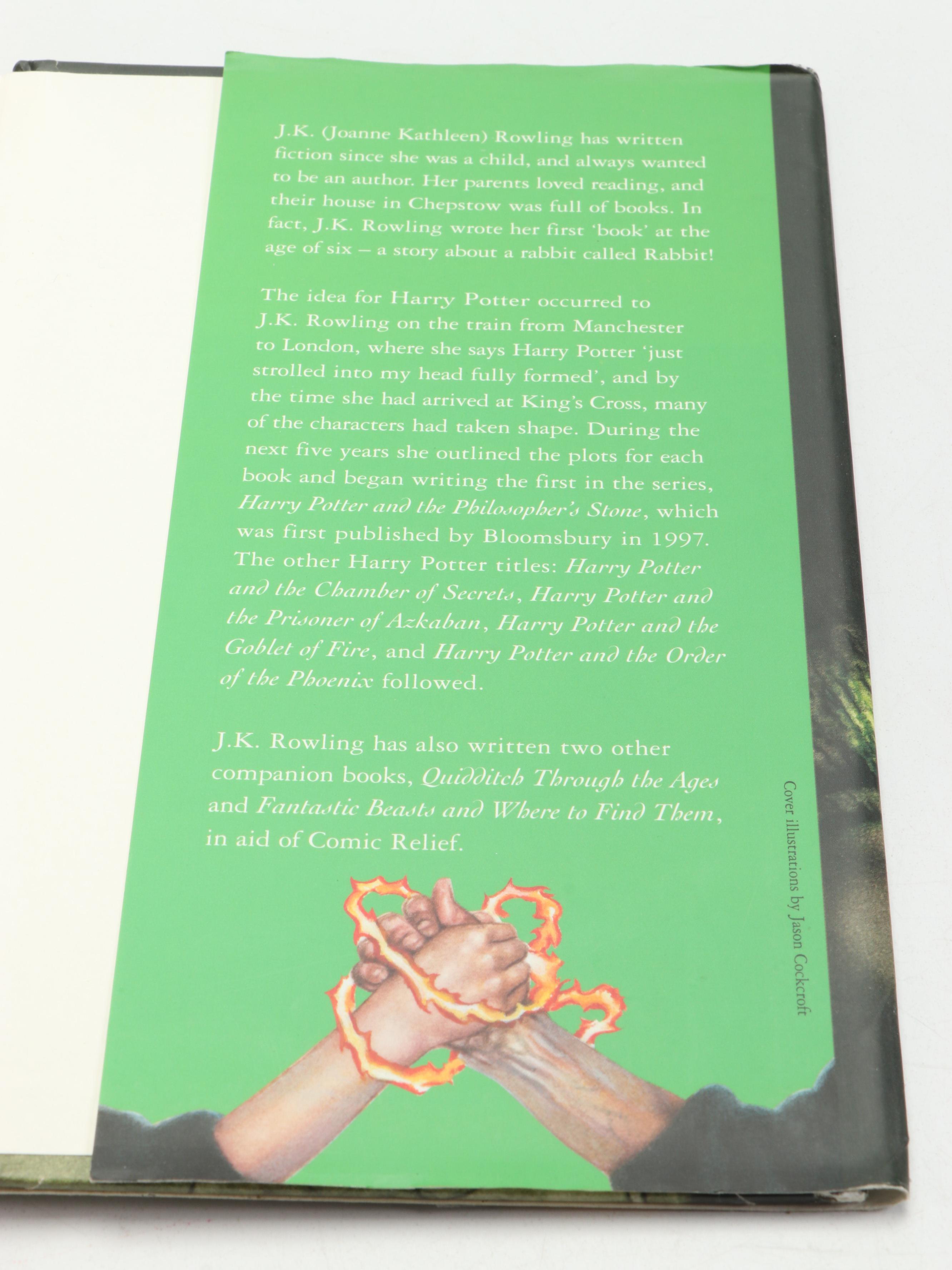 First UK Edition "Harry Potter and the Half-Blood Prince" by J. K. Rowling