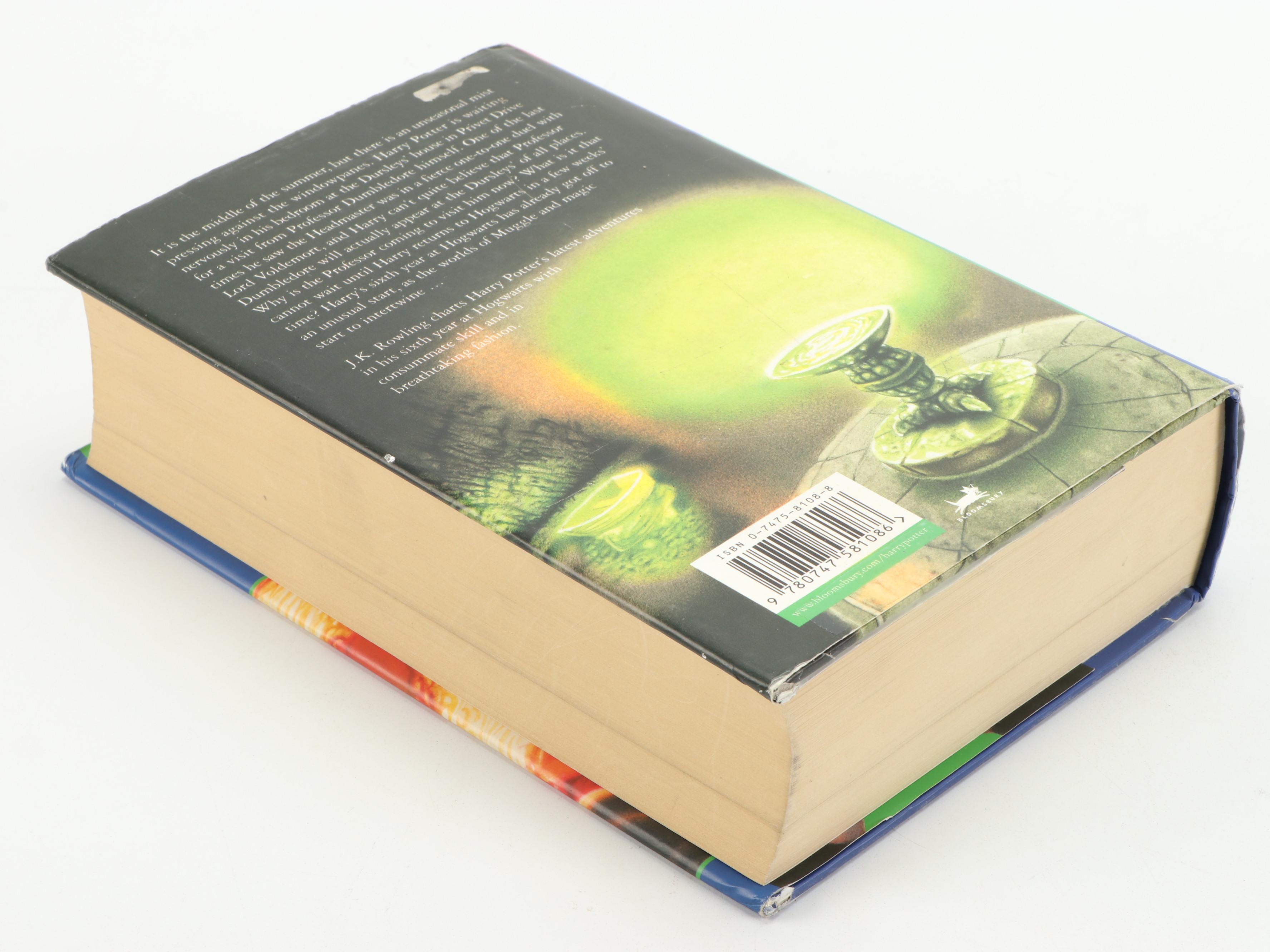 First UK Edition "Harry Potter and the Half-Blood Prince" by J. K. Rowling