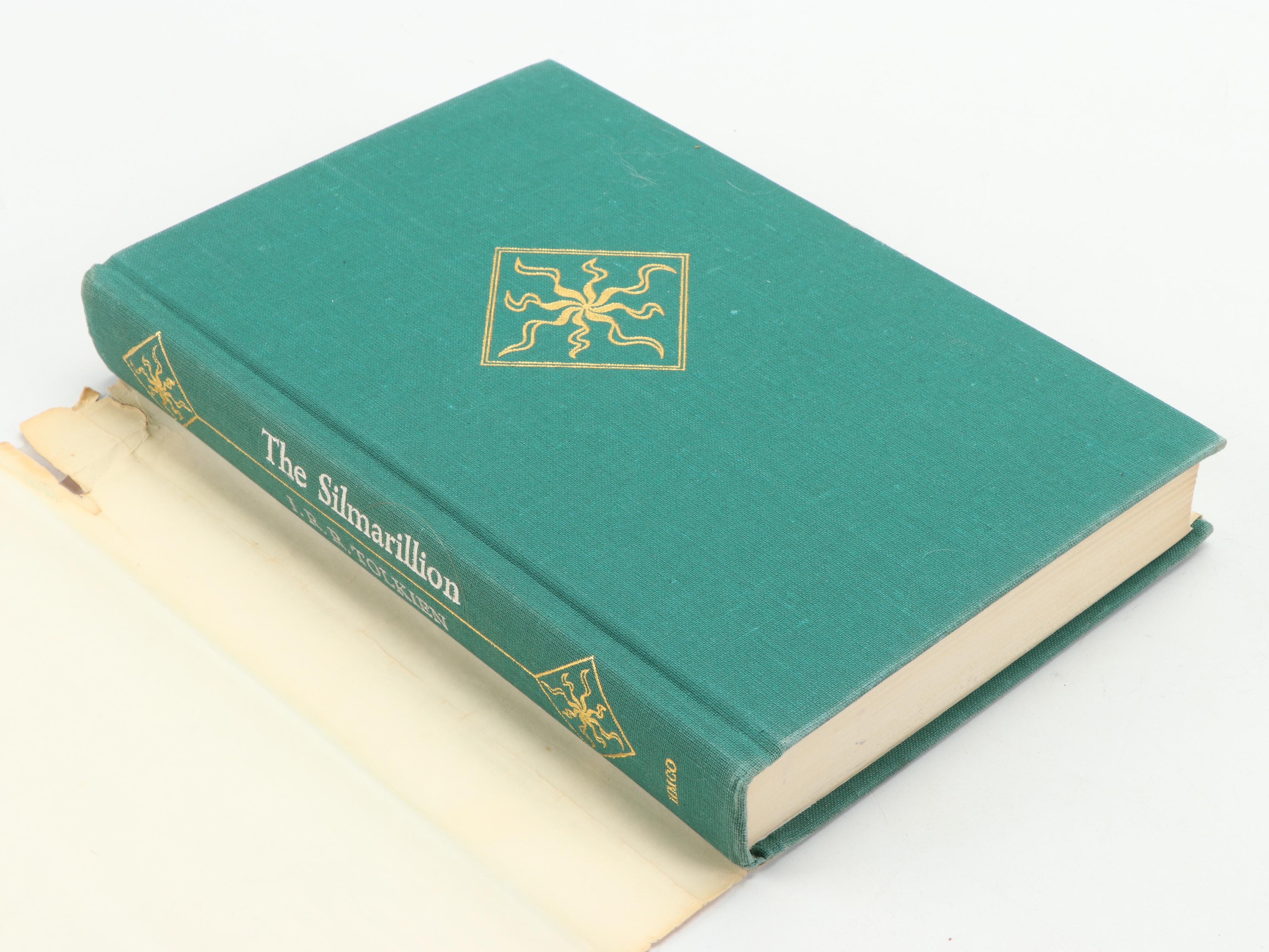 First American Edition "The Silmarillion" by J. R. R. Tolkien with Map, 1977