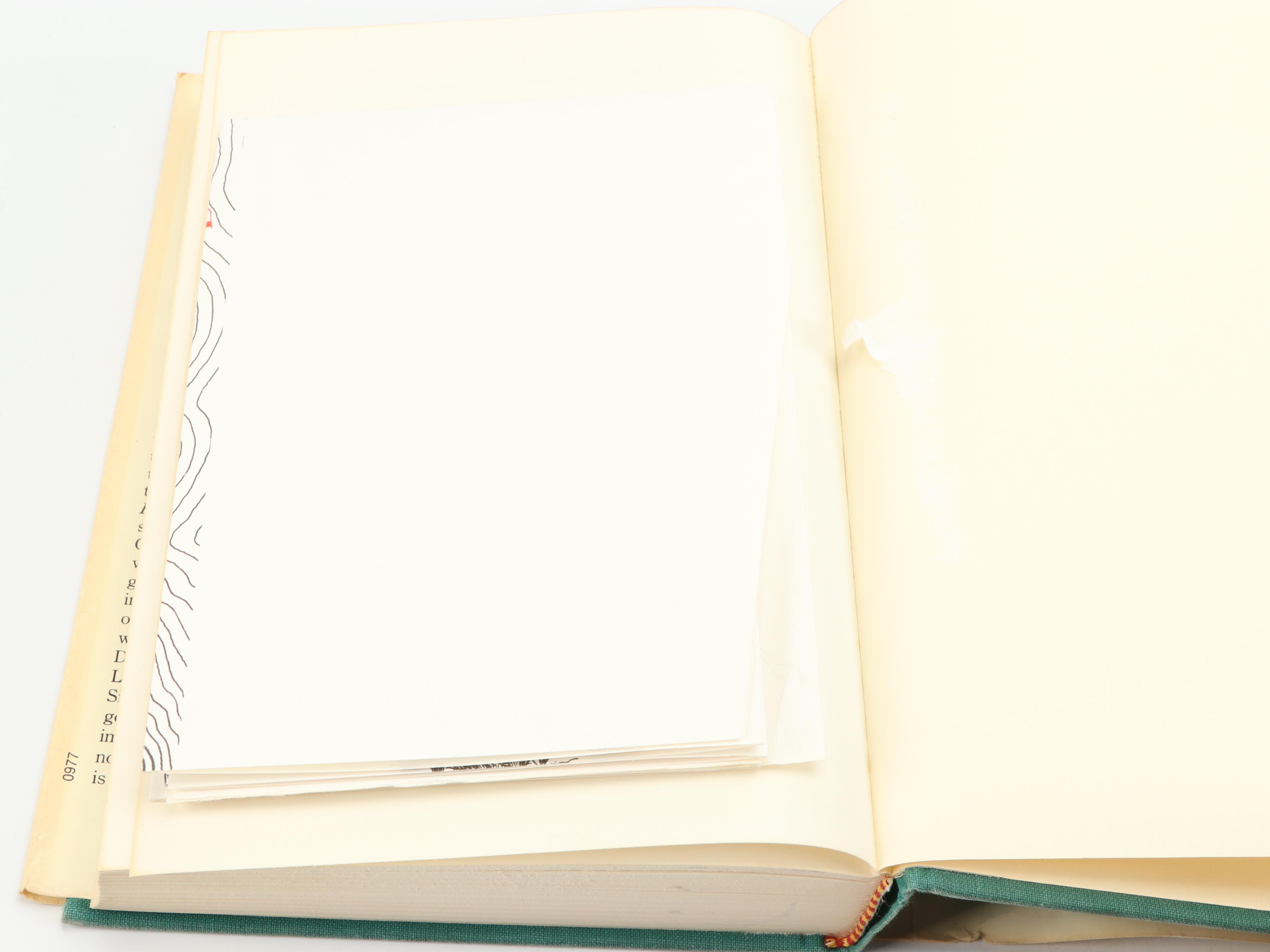 First American Edition "The Silmarillion" by J. R. R. Tolkien with Map, 1977