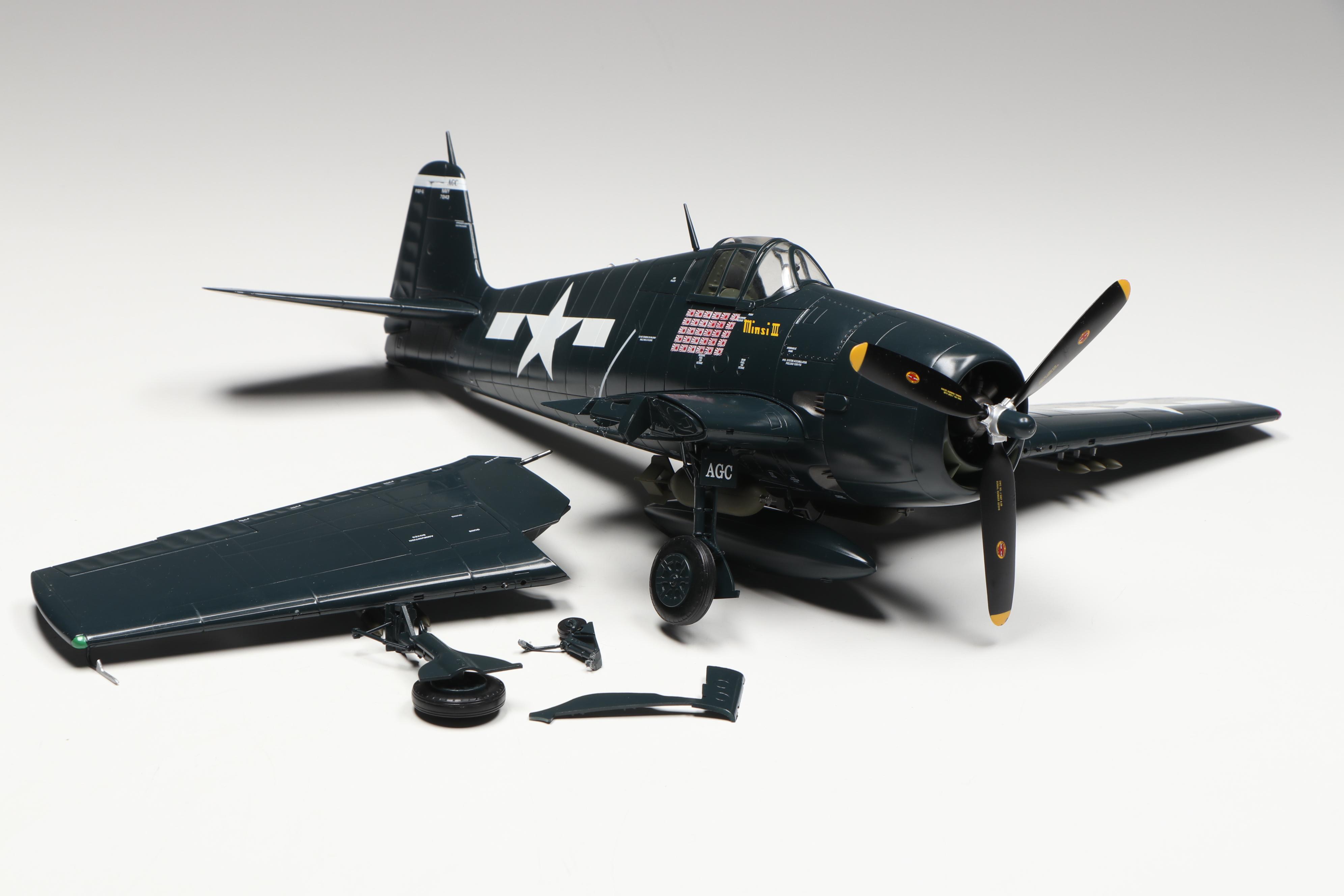 F6F Hellcat Minsi III and Other WWII Model Planes
