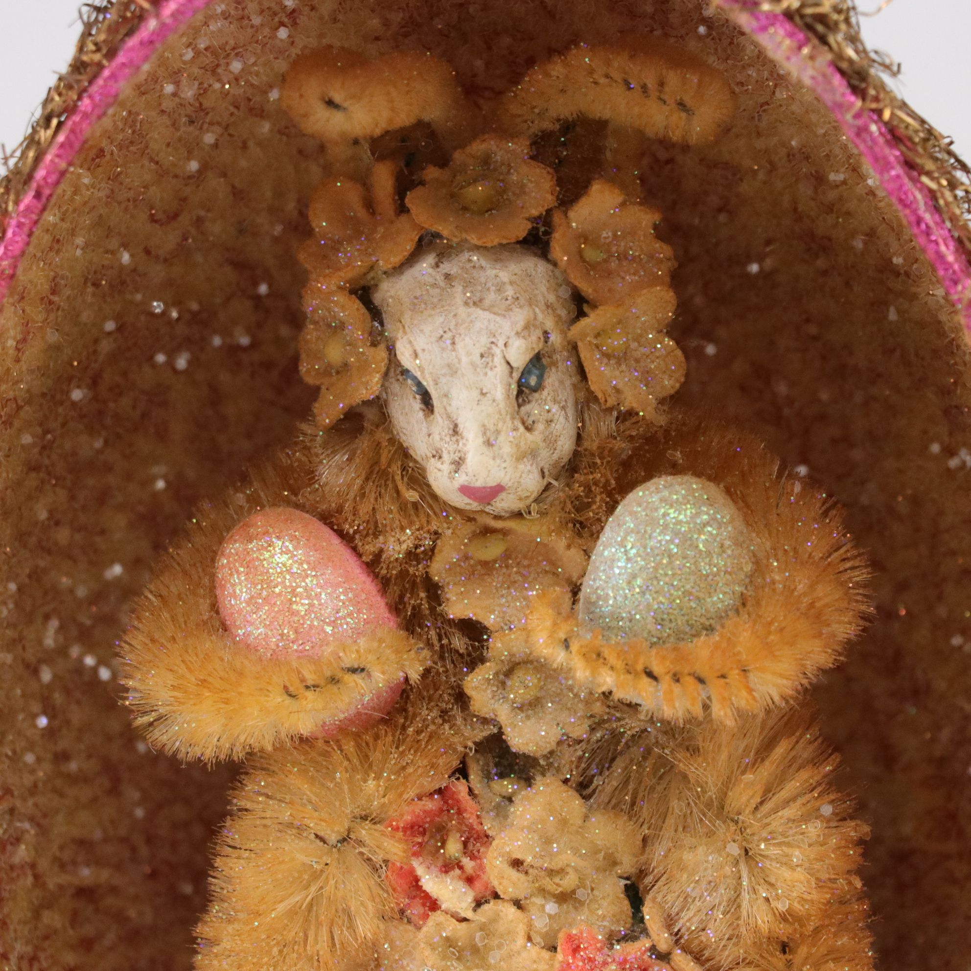 Victorian Style Handmade Egg Diorama, 20th Century