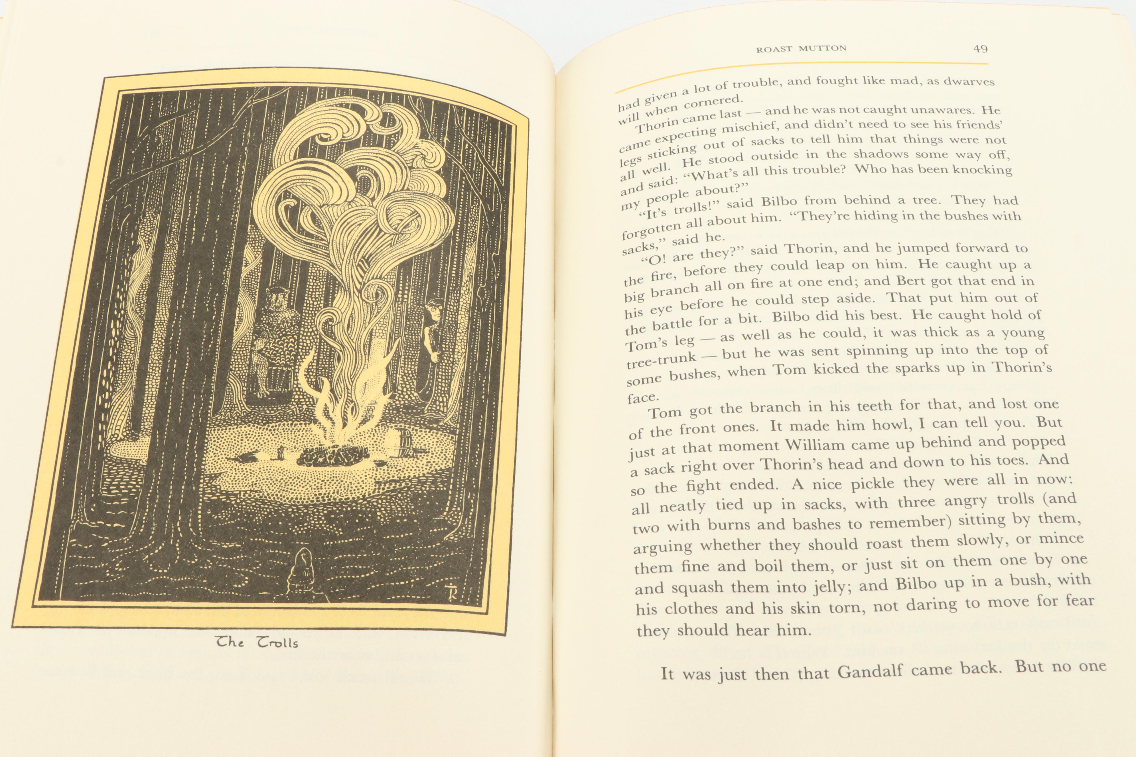 50th Anniversary Edition "The Hobbit" by J. R. R. Tolkien, 1987