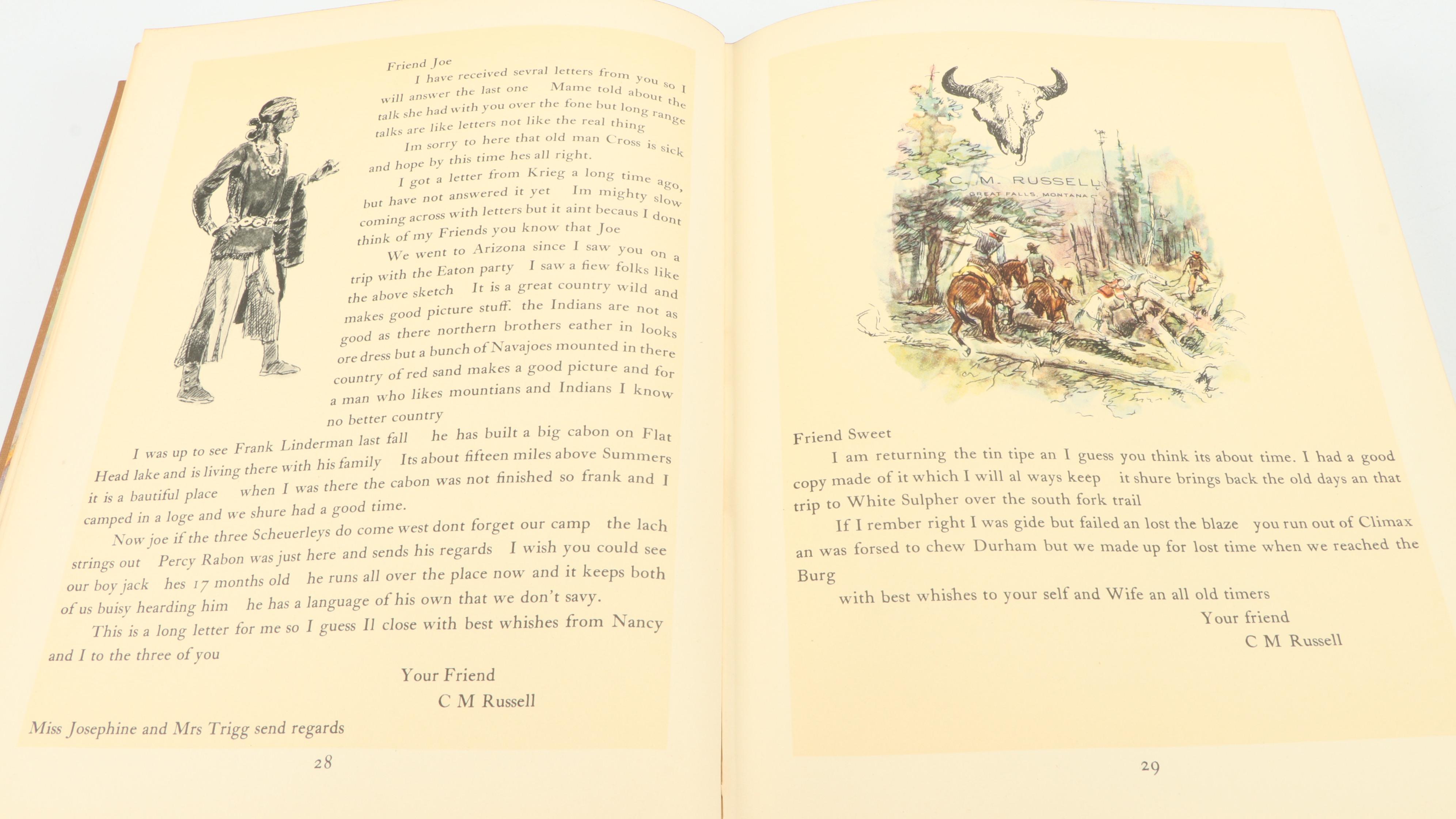 Illustrated "Good Medicine: Memories of the Real West" by Charles M. Russell