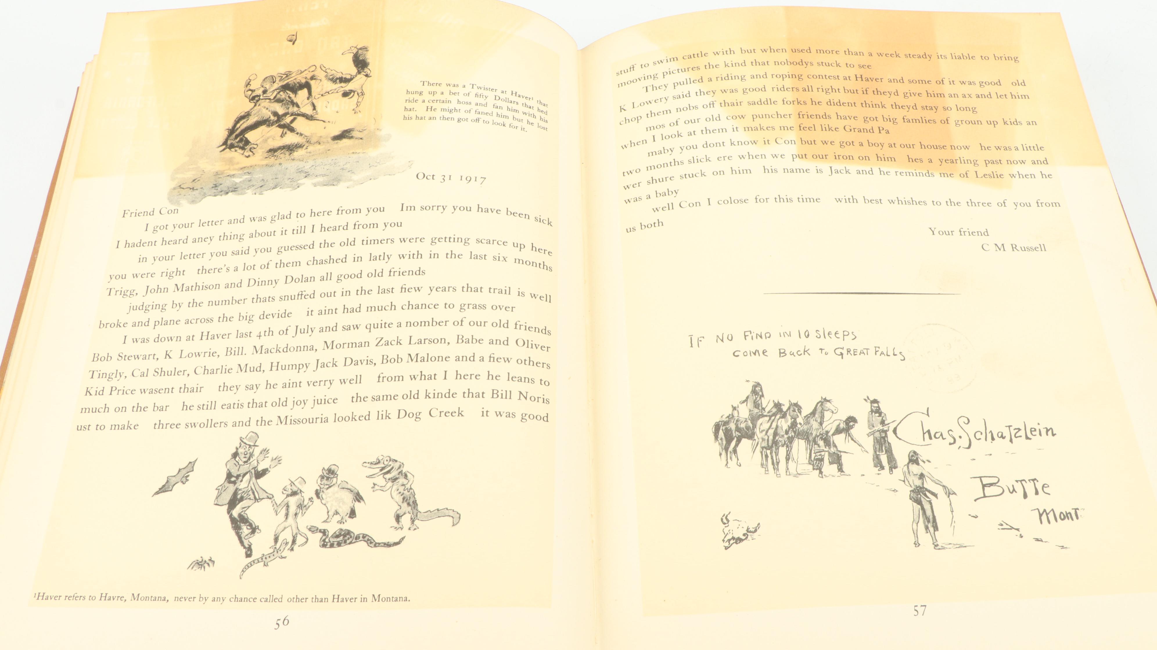 Illustrated "Good Medicine: Memories of the Real West" by Charles M. Russell