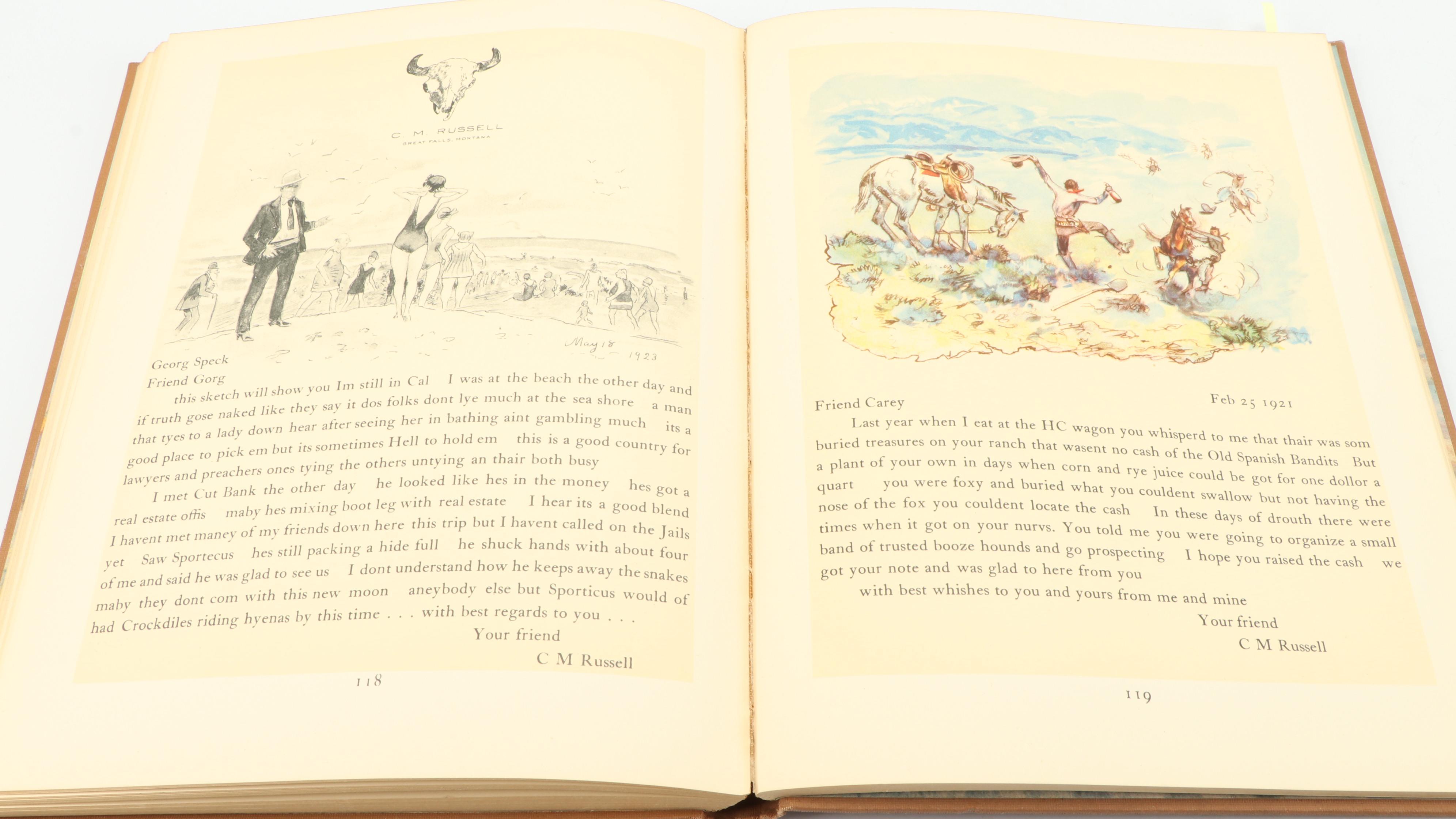 Illustrated "Good Medicine: Memories of the Real West" by Charles M. Russell