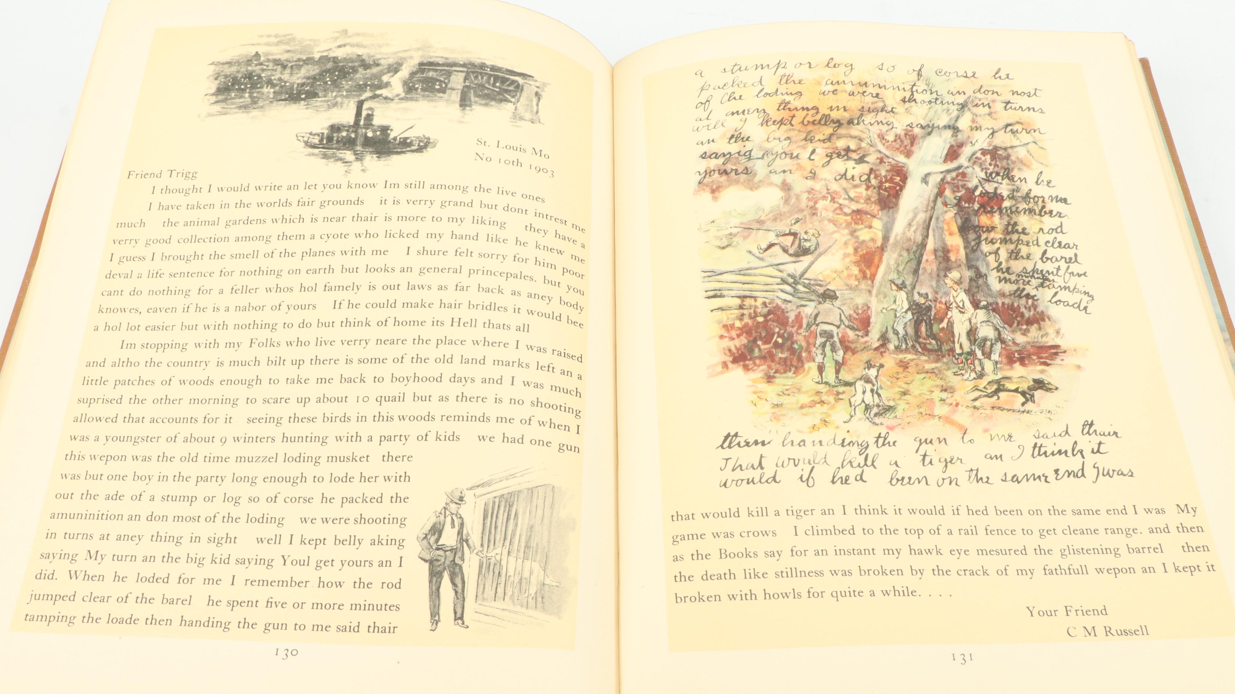 Illustrated "Good Medicine: Memories of the Real West" by Charles M. Russell