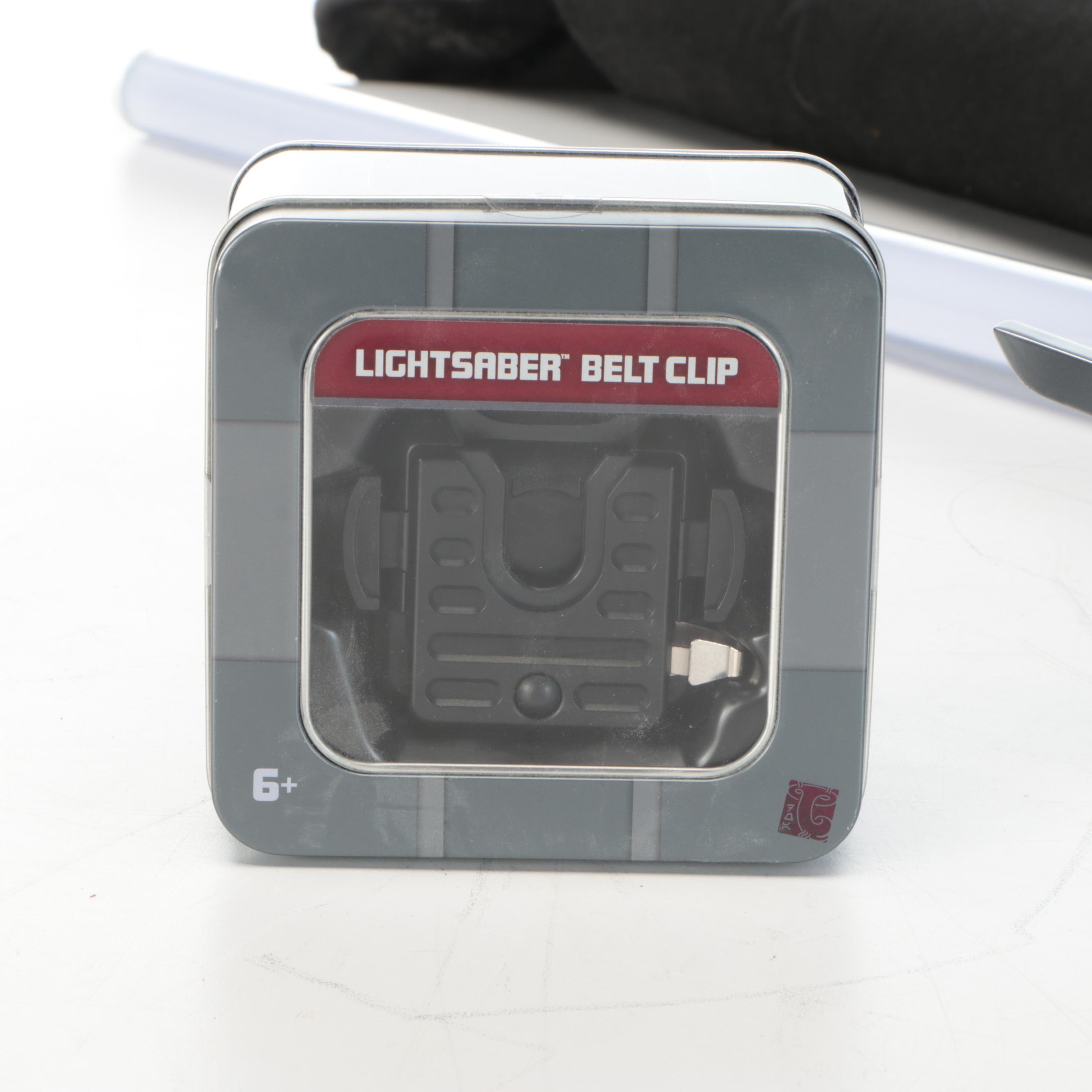 Walt Disney World "Galaxy's Edge" Custom Red Lightsaber with Accessories