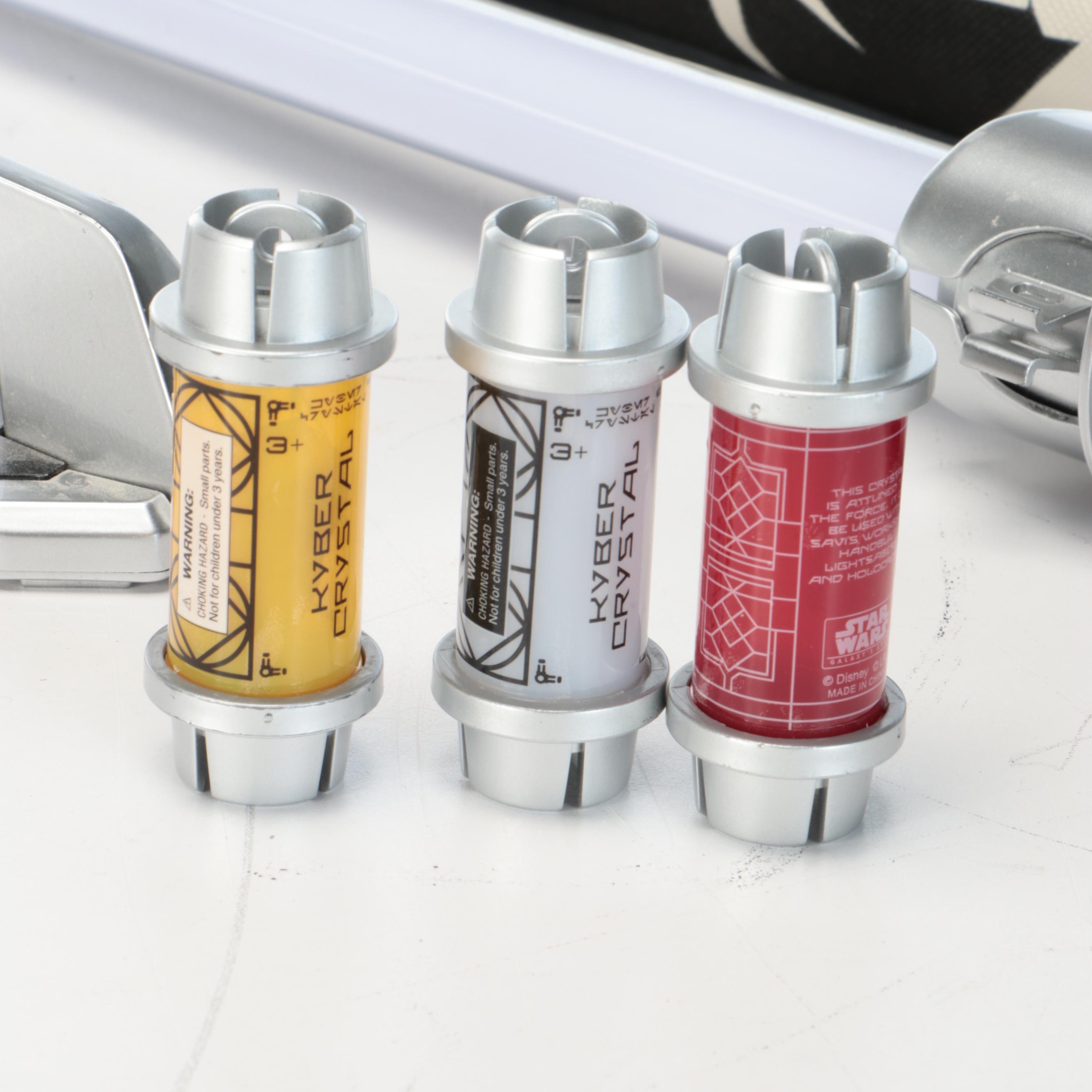 Walt Disney World "Galaxy's Edge" Custom Red Lightsaber with Accessories