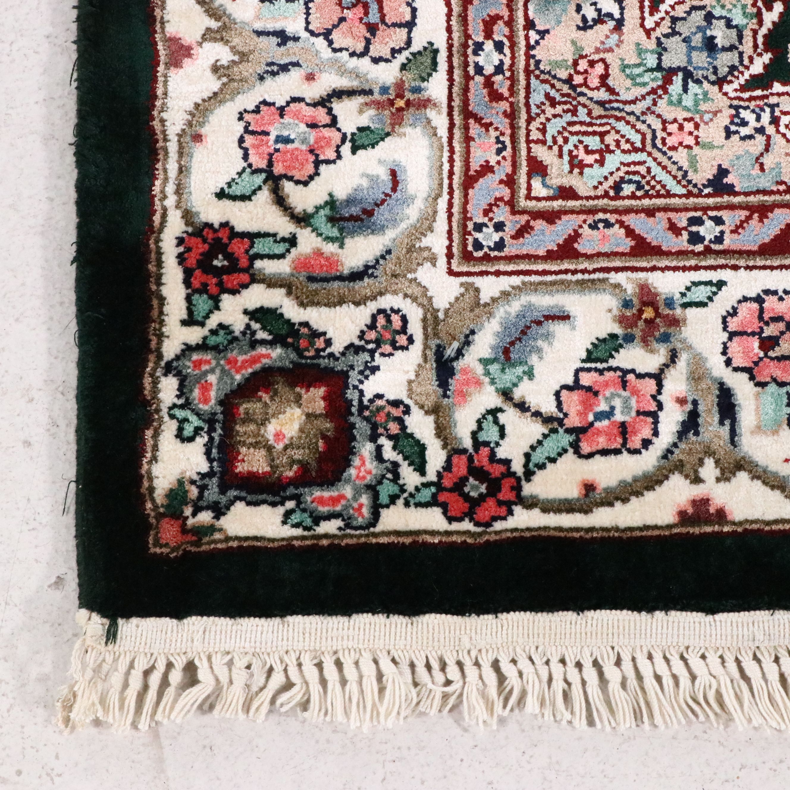 2'7 x 12'2 Hand-Knotted Persian Tabriz Carpet Runner