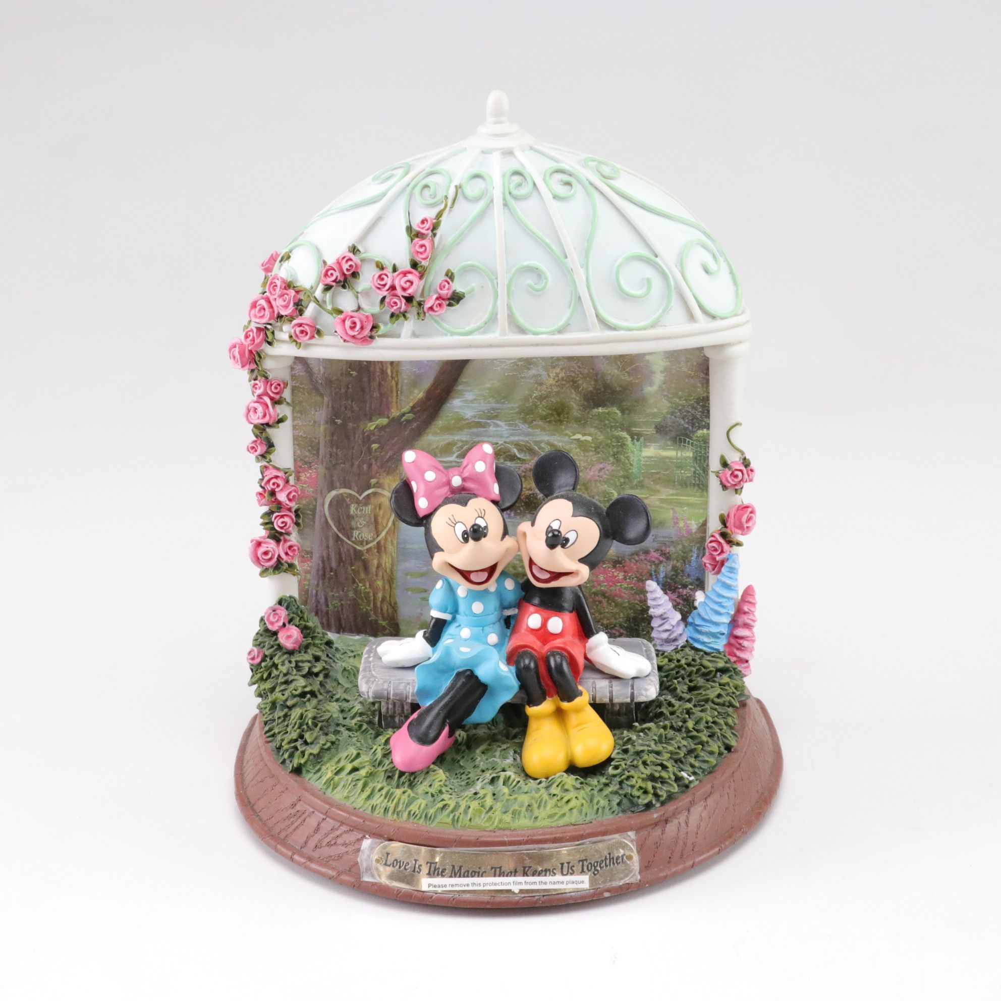 Walt Disney Mickey Mouse Bookend with Minnie & Mickey Figurines and More