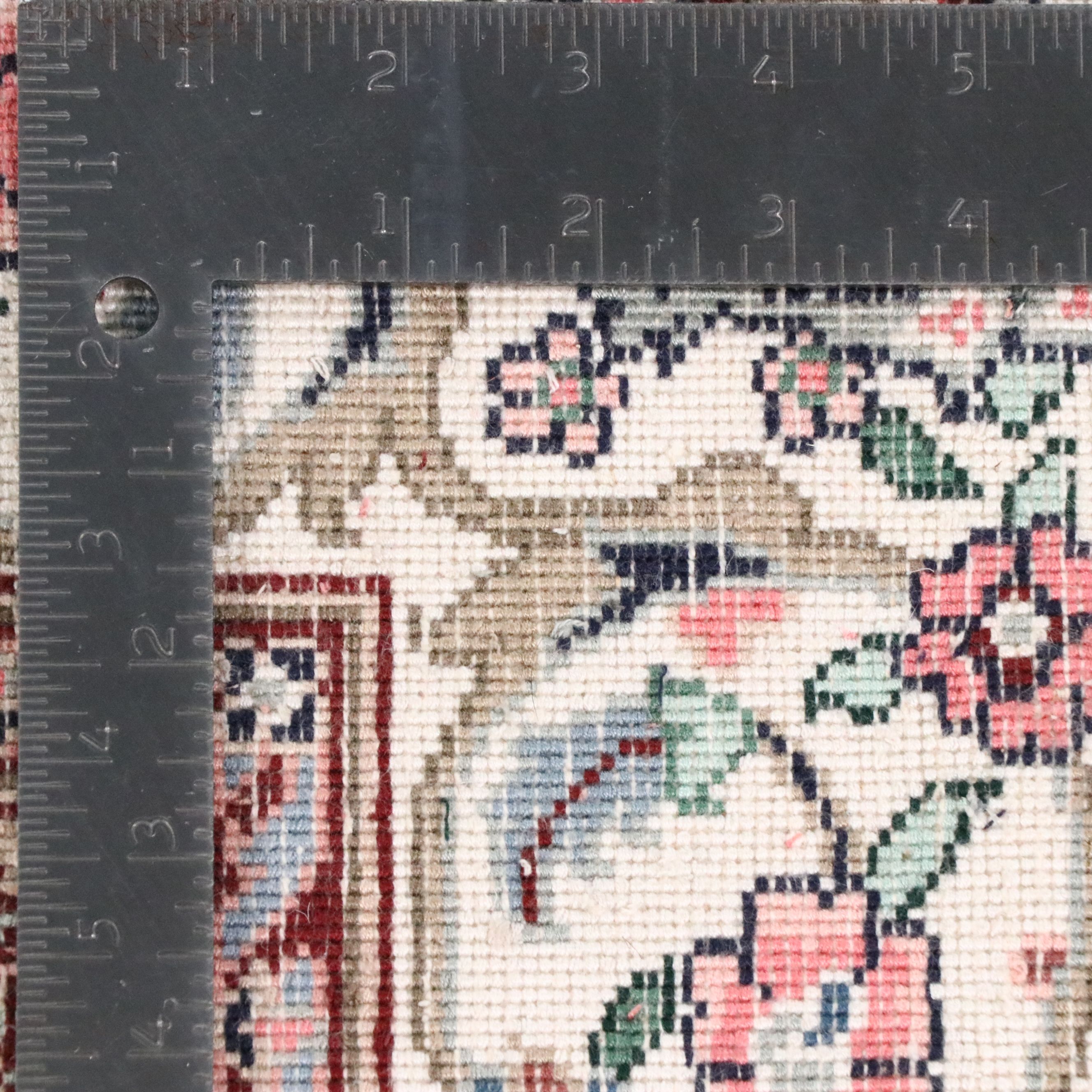 2'7 x 12'2 Hand-Knotted Persian Tabriz Carpet Runner