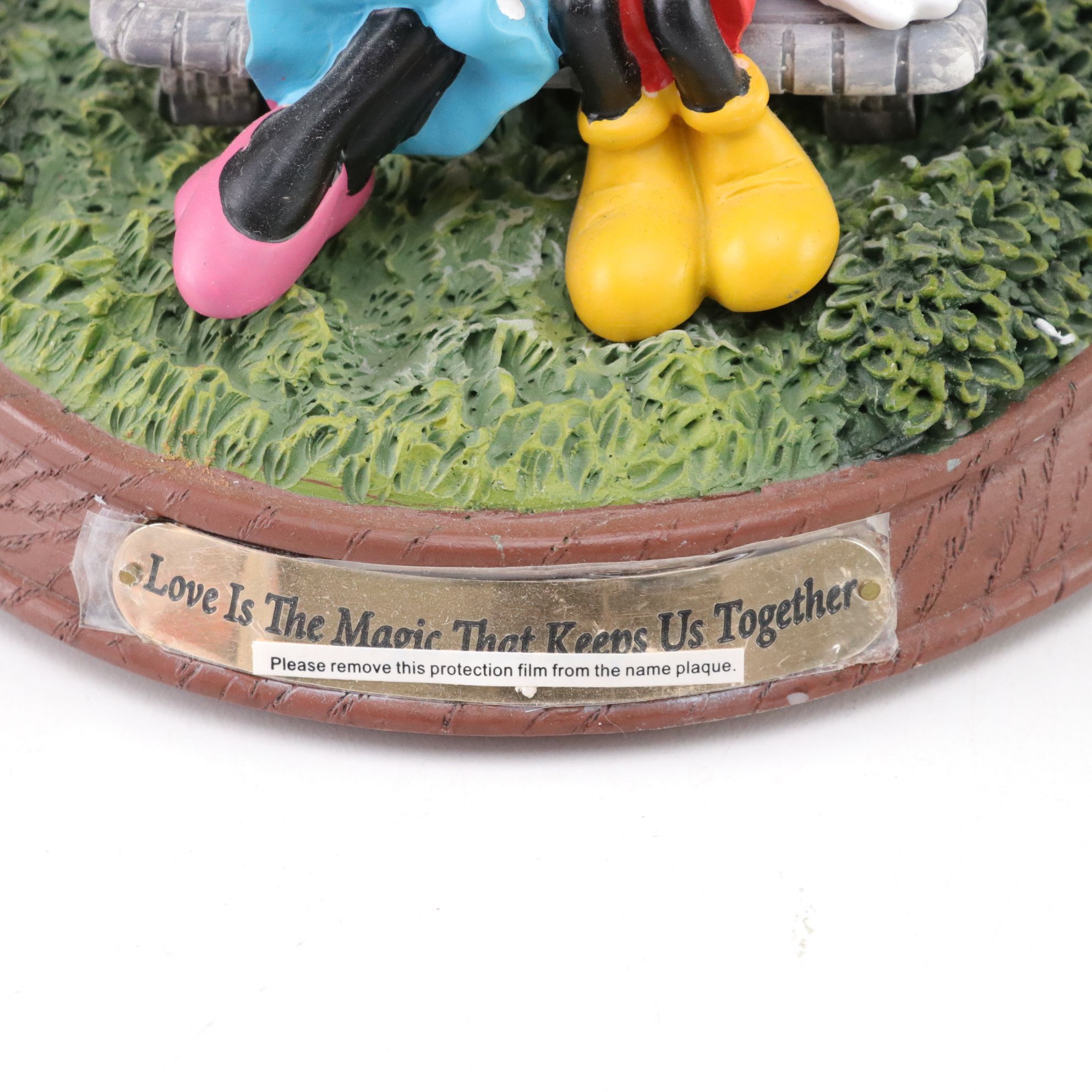 Walt Disney Mickey Mouse Bookend with Minnie & Mickey Figurines and More