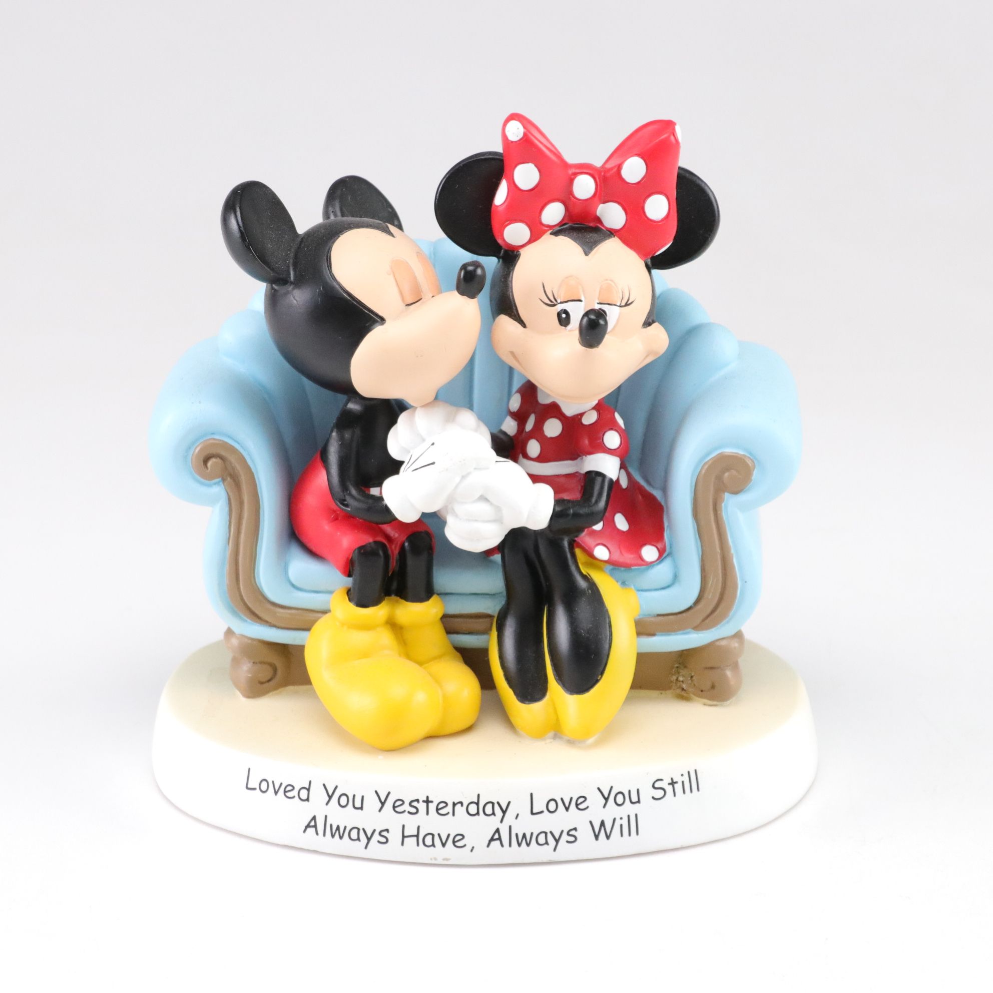 Walt Disney Mickey Mouse Bookend with Minnie & Mickey Figurines and More