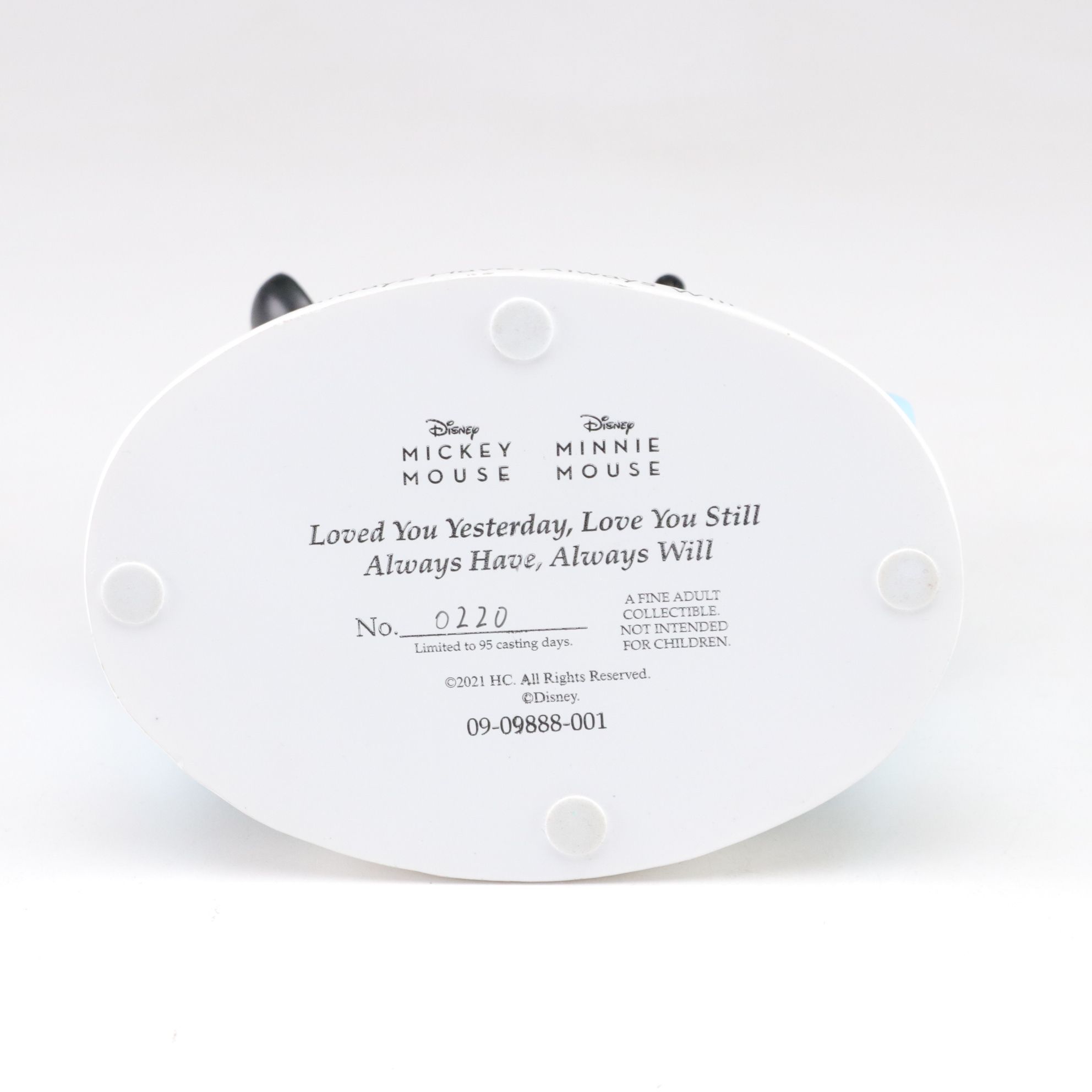 Walt Disney Mickey Mouse Bookend with Minnie & Mickey Figurines and More