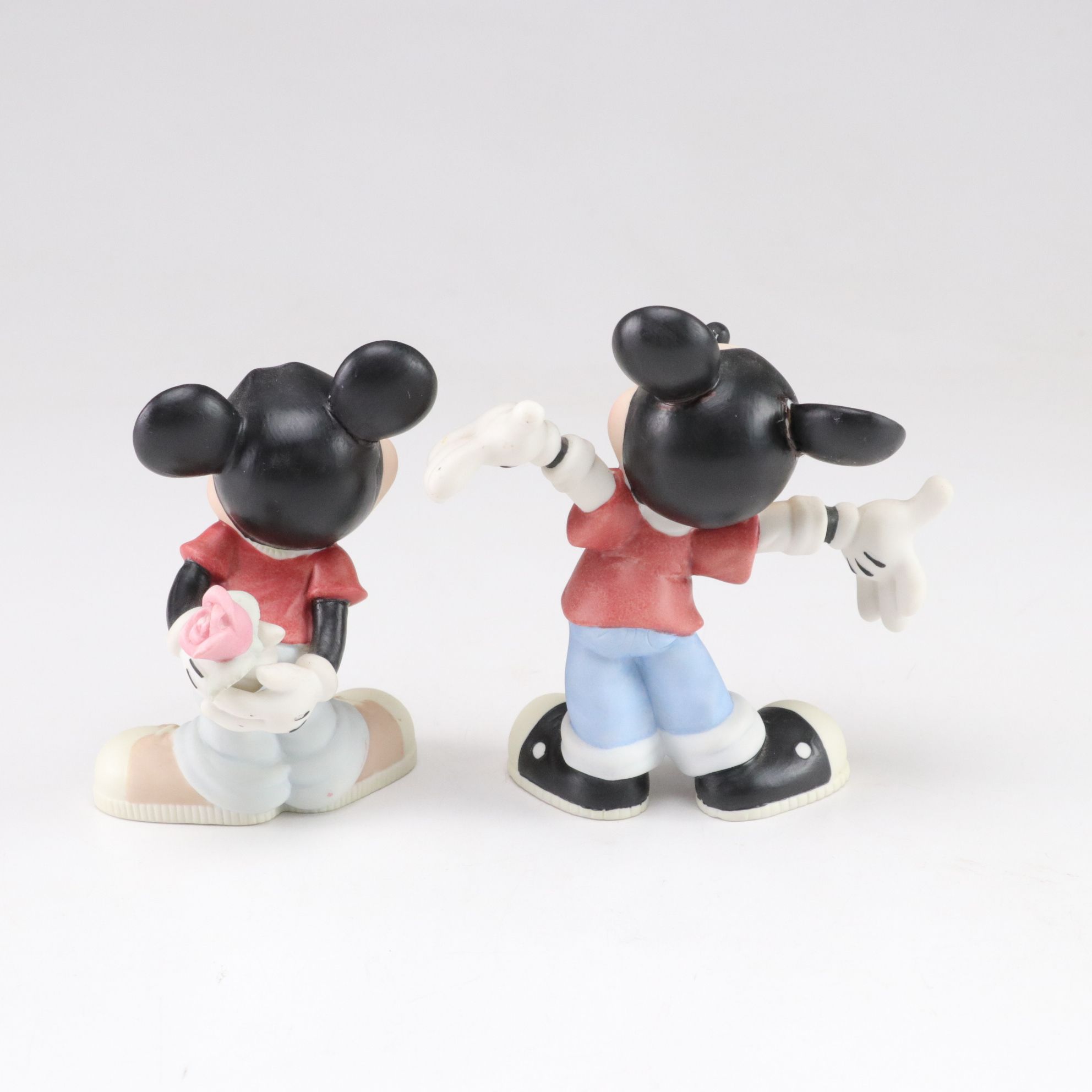 Walt Disney Mickey Mouse Bookend with Minnie & Mickey Figurines and More