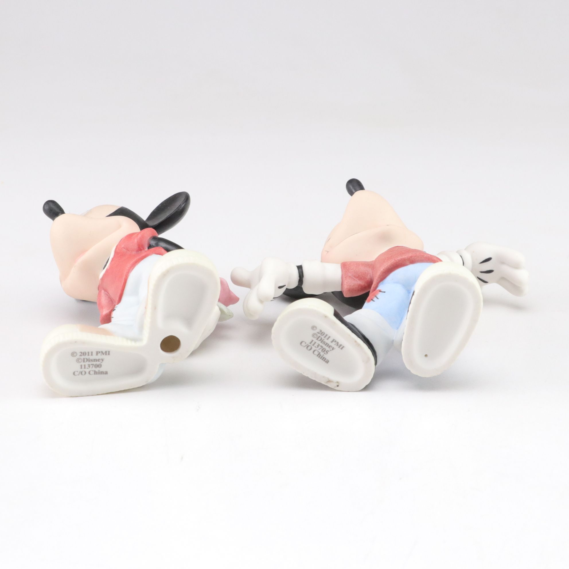 Walt Disney Mickey Mouse Bookend with Minnie & Mickey Figurines and More