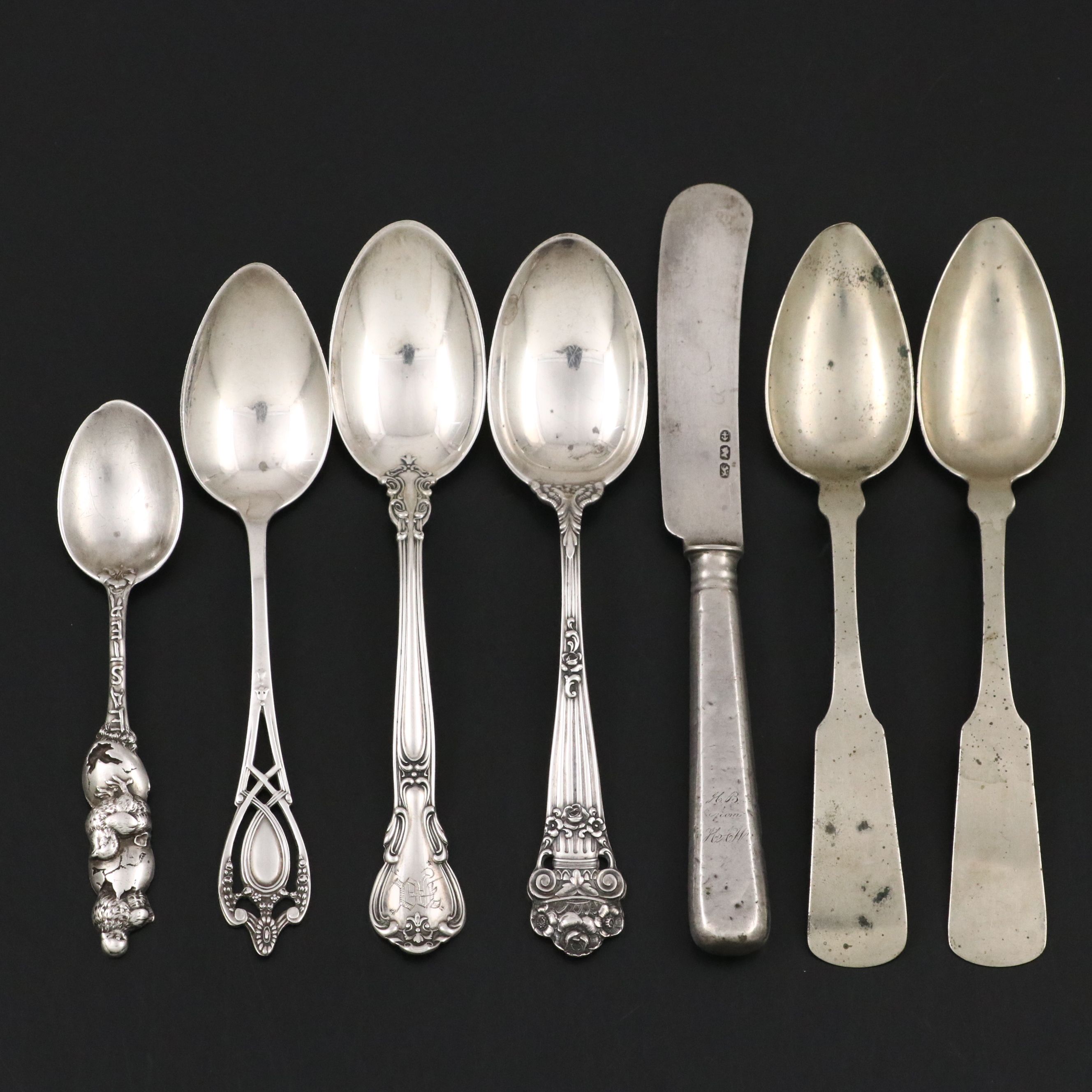 International Silver, Rogers Bros, Rockford, with Other Silver Plate Flatware