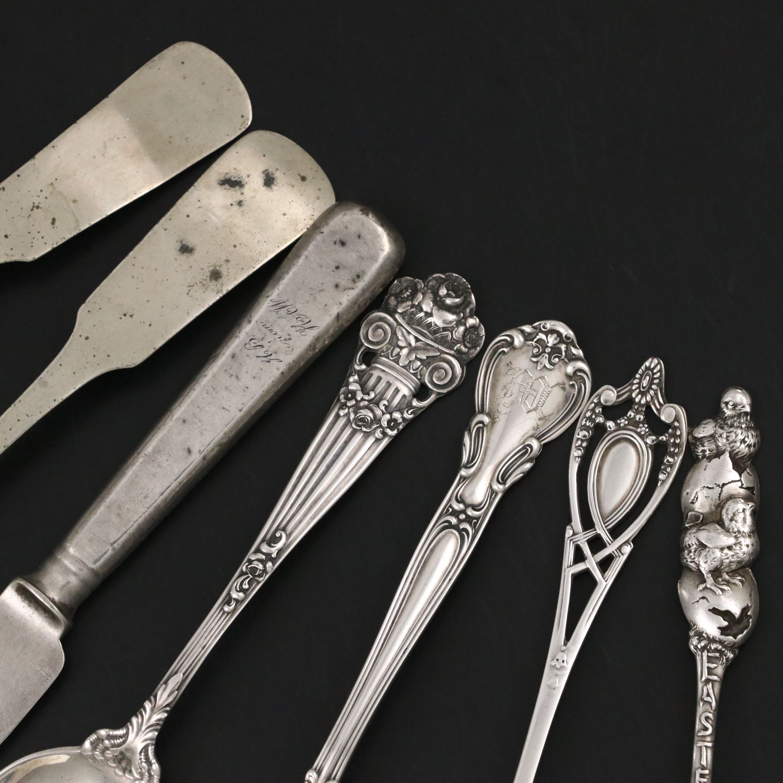 International Silver, Rogers Bros, Rockford, with Other Silver Plate Flatware