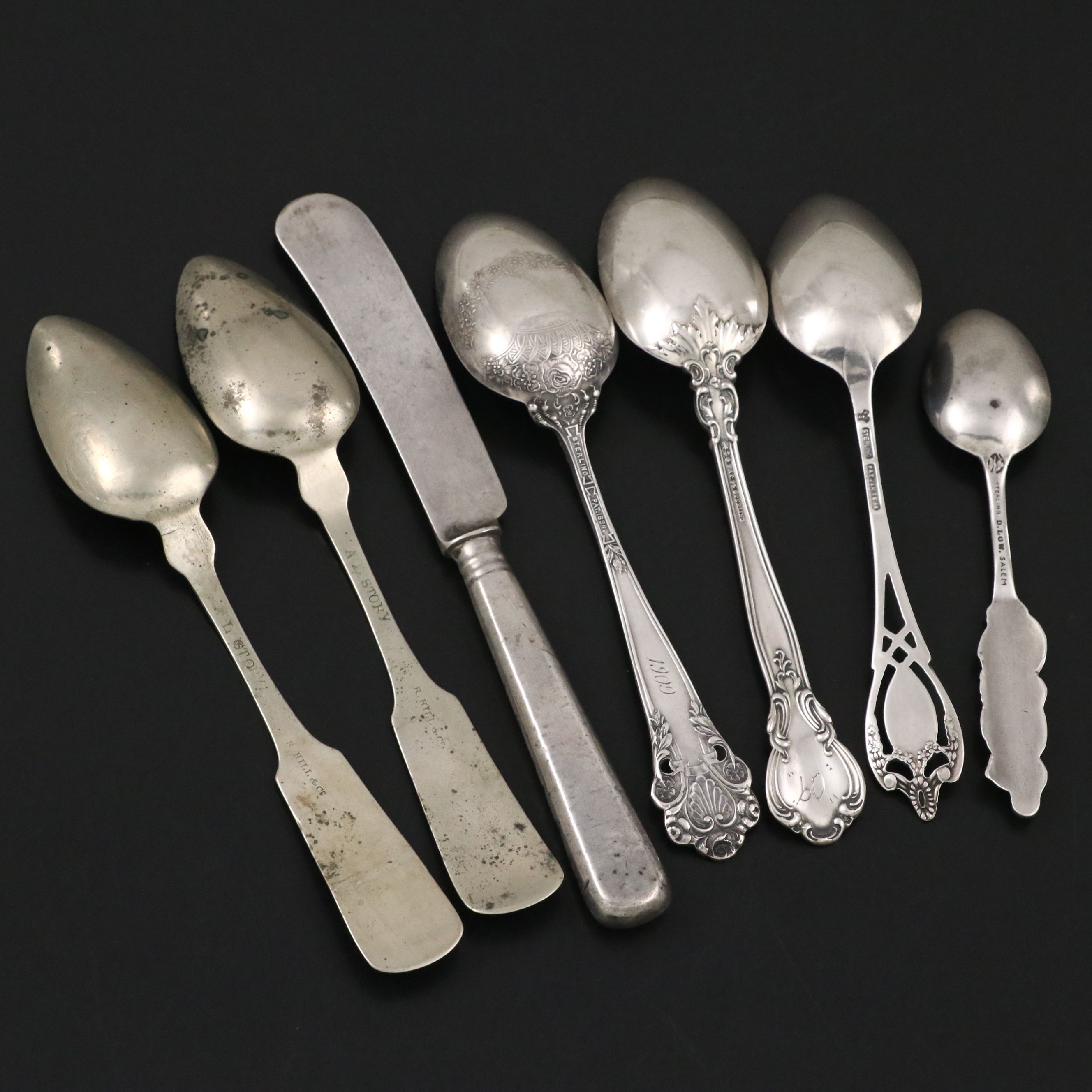 International Silver, Rogers Bros, Rockford, with Other Silver Plate Flatware