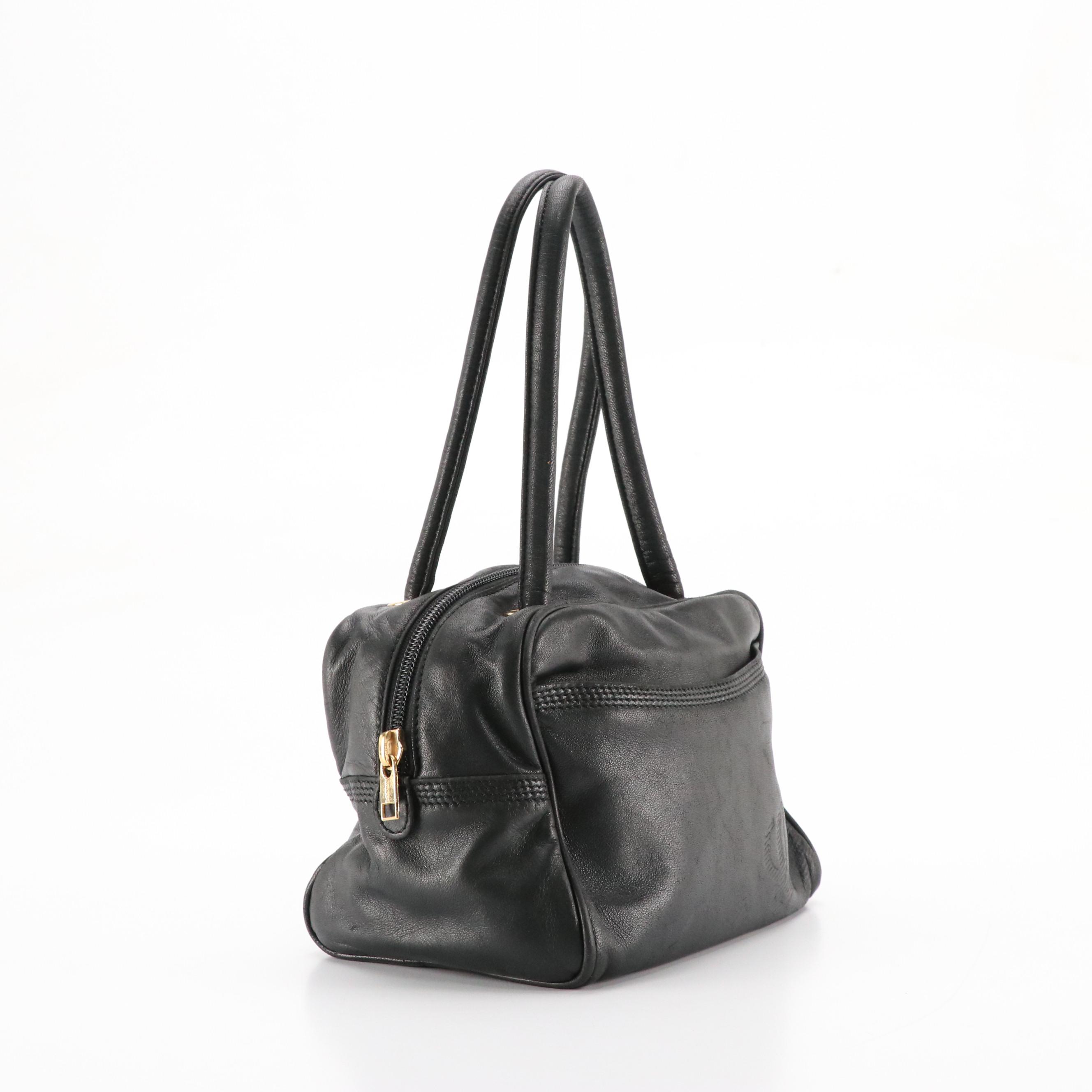 Loewe Anagram Black Nappa Leather Mini Tote