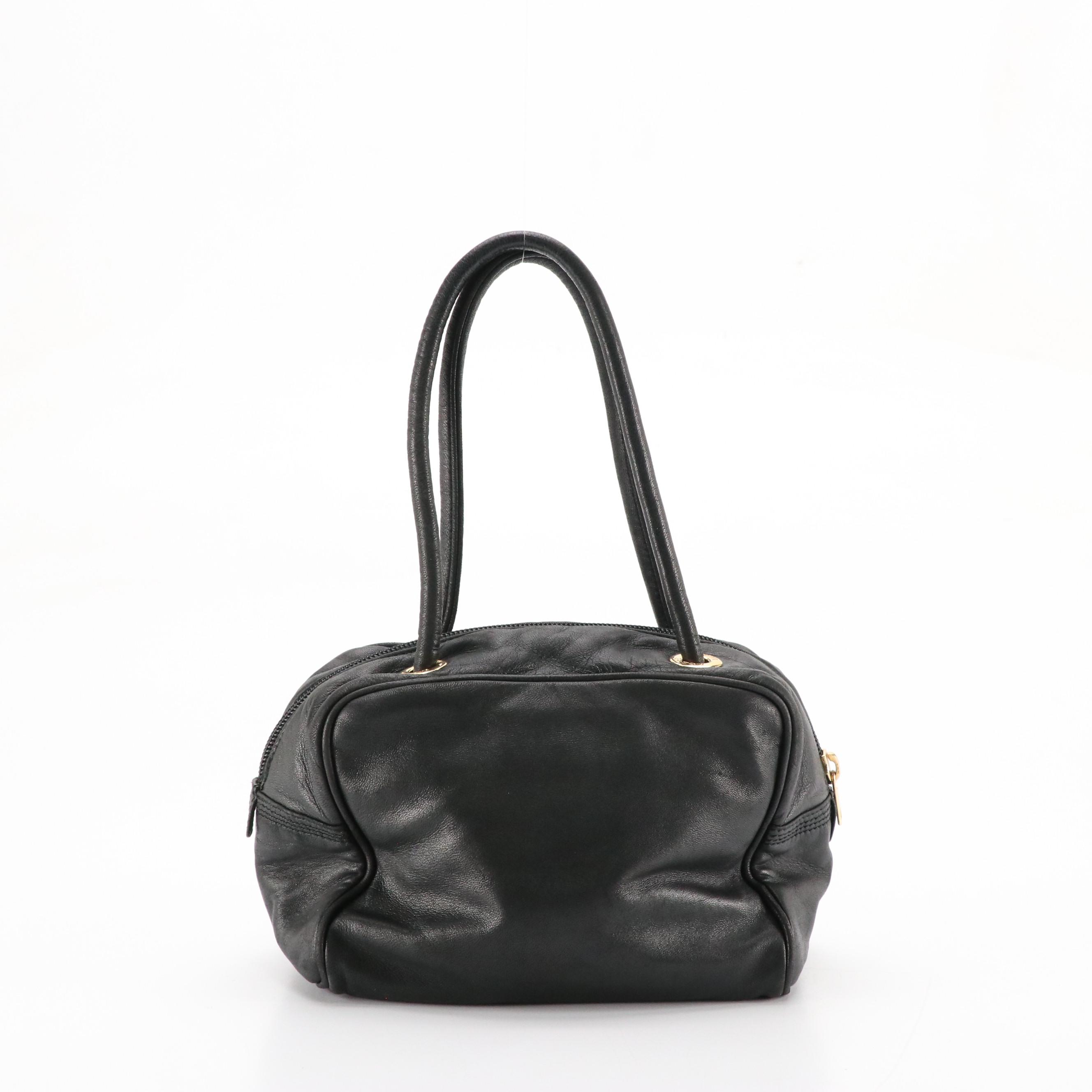 Loewe Anagram Black Nappa Leather Mini Tote